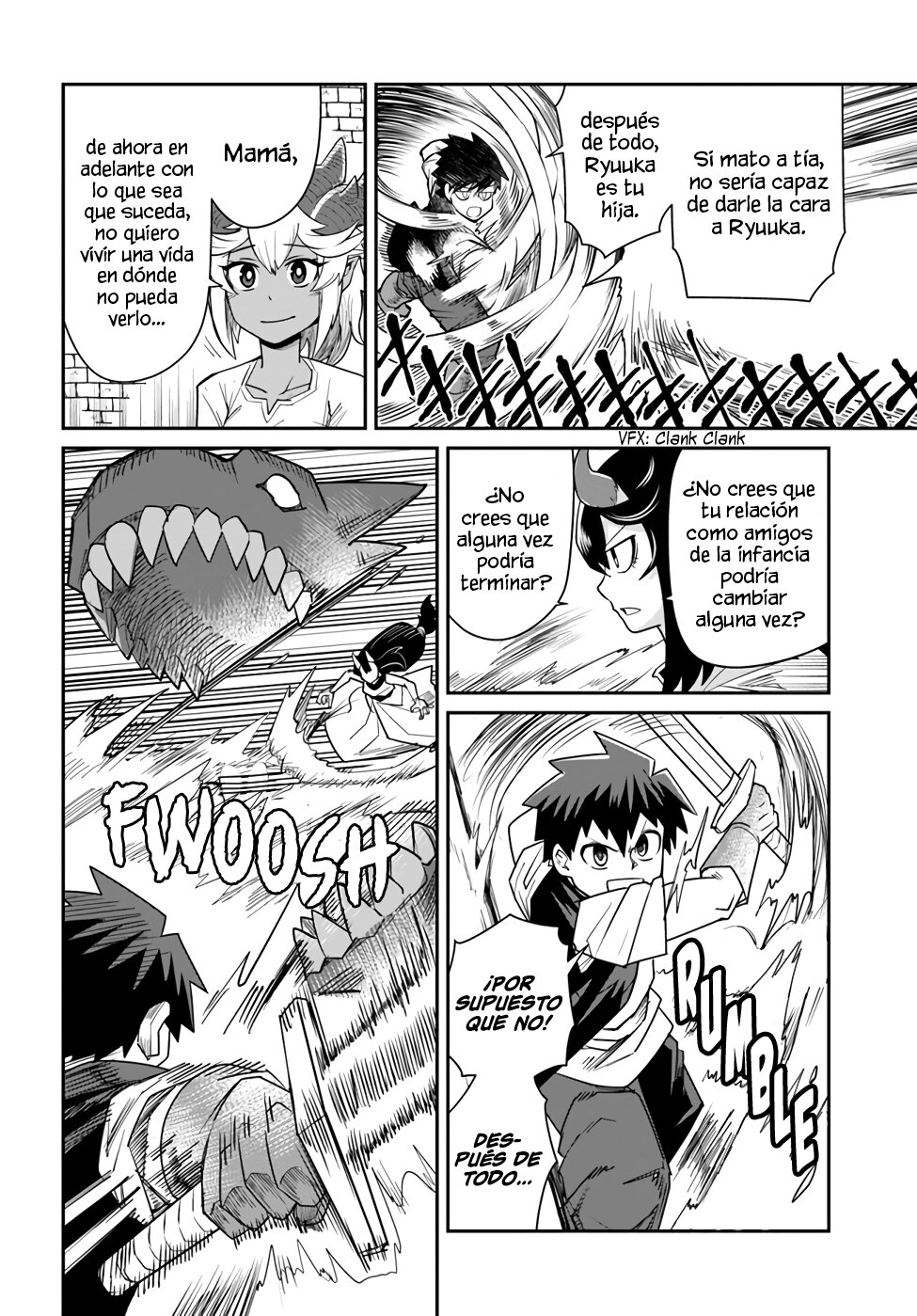 Dungeon No Osananajimi Capitulo 17: ¡La madre de mi amiga de la infancia es fuerte! página 11