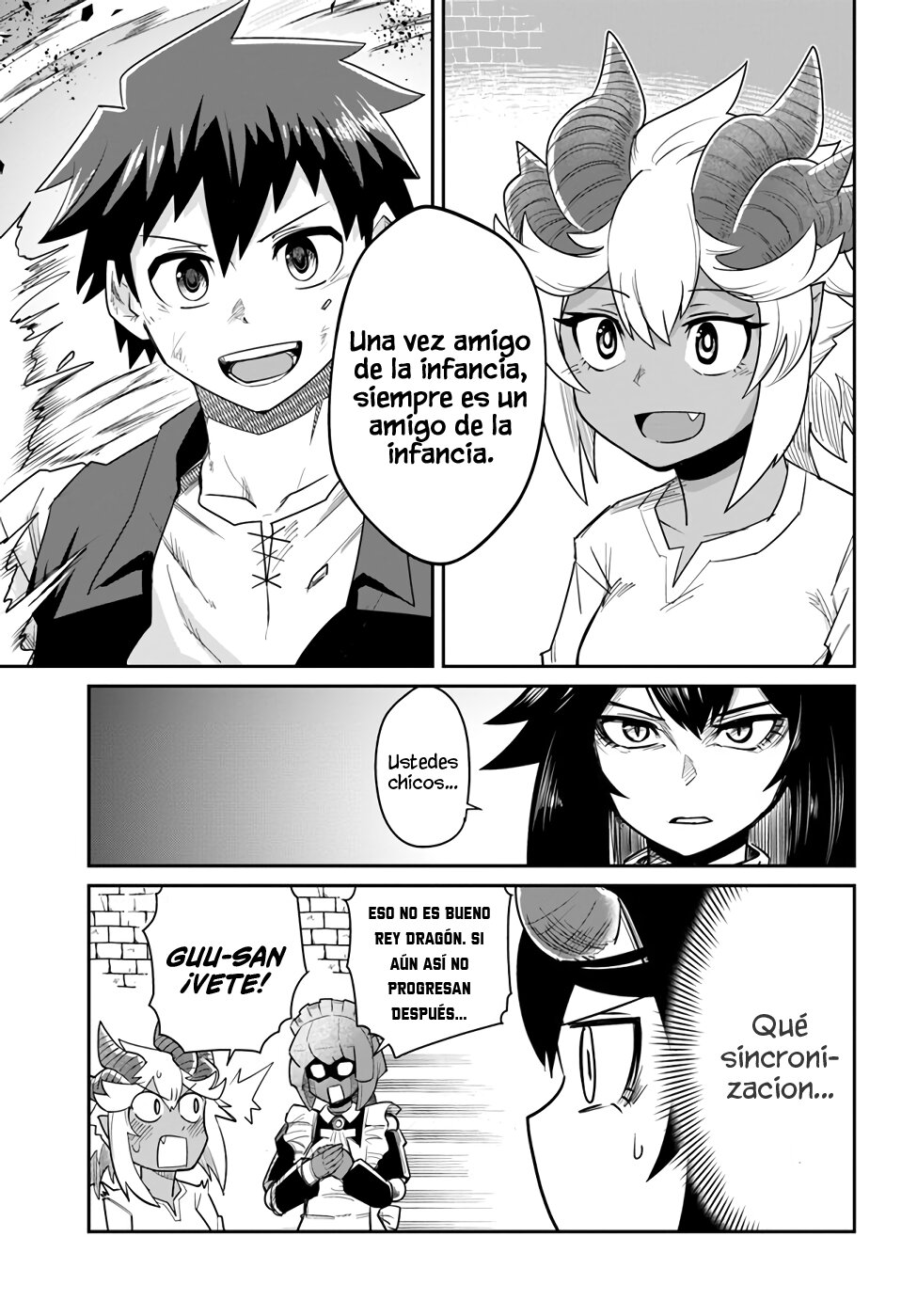 Dungeon No Osananajimi Capitulo 17: ¡La madre de mi amiga de la infancia es fuerte! página 12