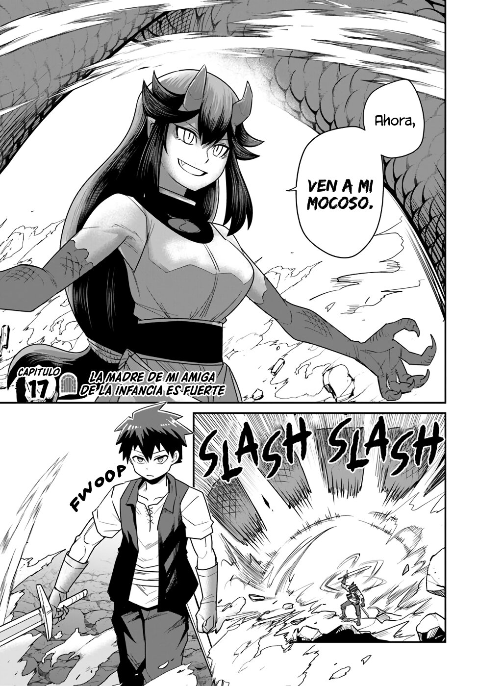 Dungeon No Osananajimi Capitulo 17: ¡La madre de mi amiga de la infancia es fuerte! página 4