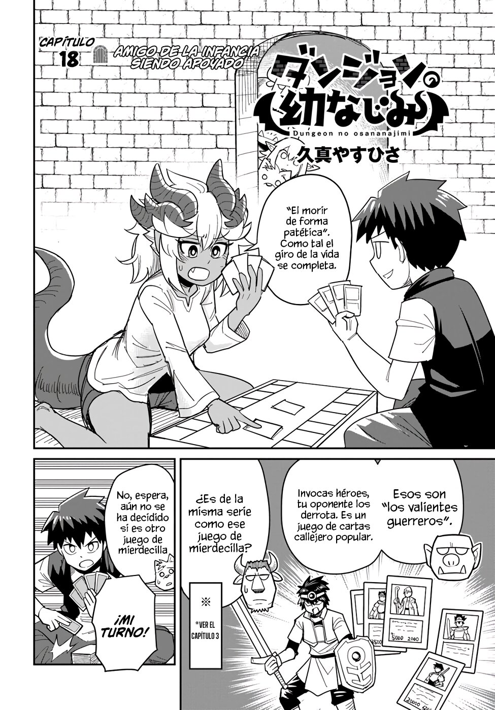 Dungeon No Osananajimi Capitulo 18: Amigo de la infancia siendo apoyado página 4