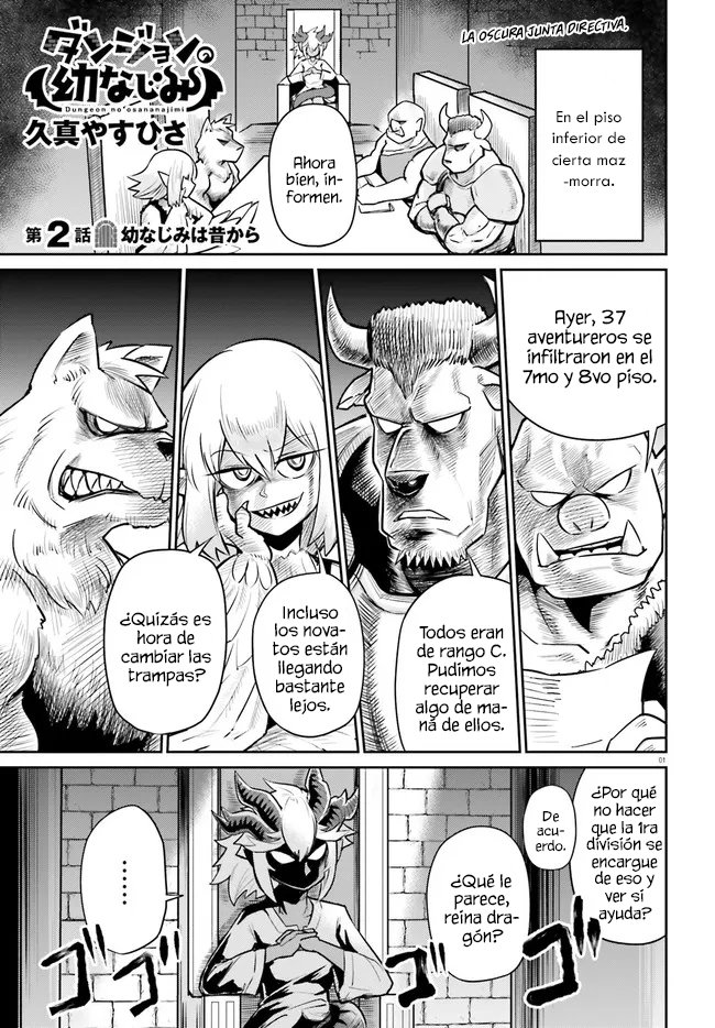 Dungeon No Osananajimi Capitulo 2: Amigos de la infancia desde hace mucho tiempo página 2