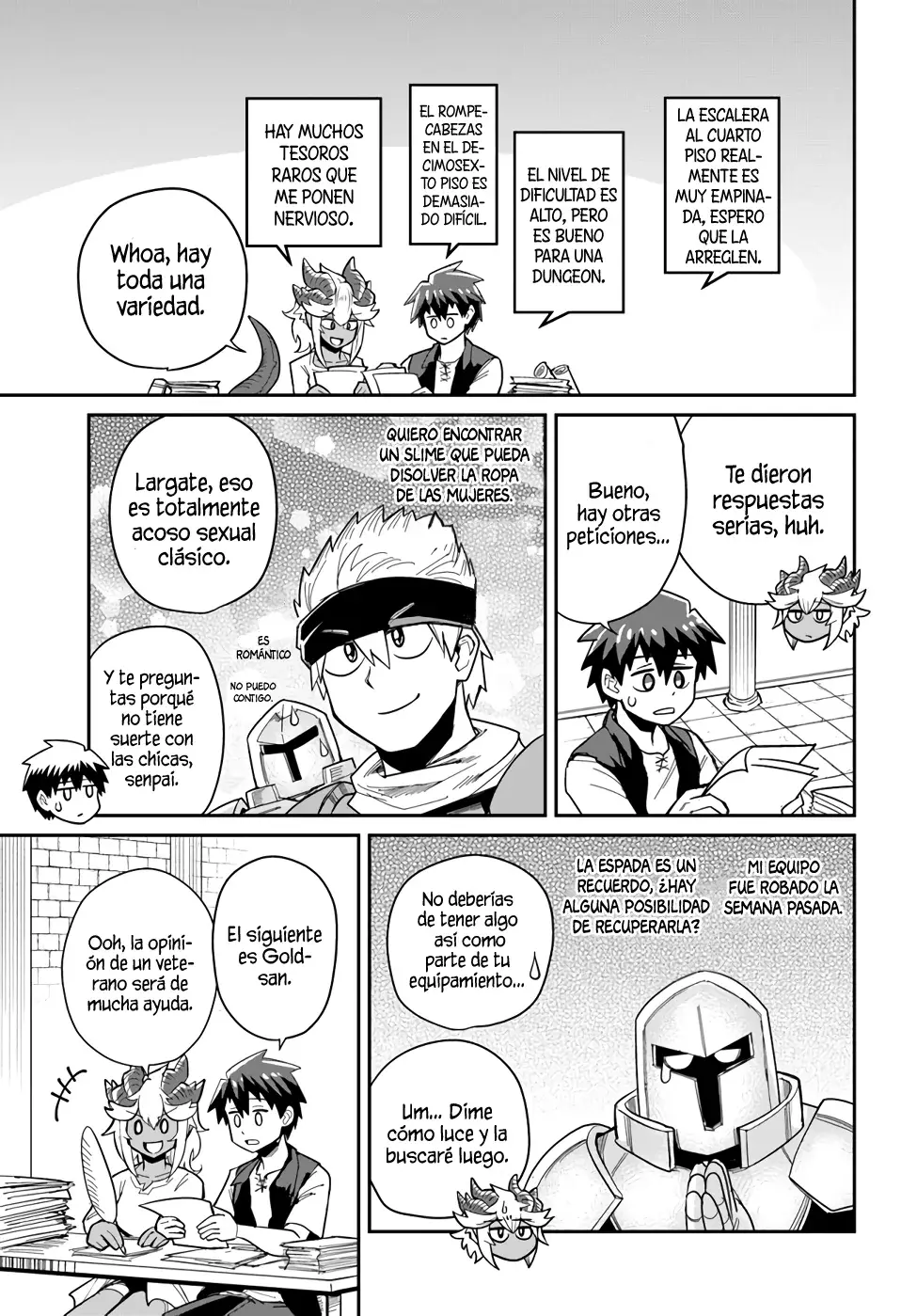 Dungeon No Osananajimi Capitulo 23: Mi amiga de la infancia, hizo un grupo de trabajo. página 10