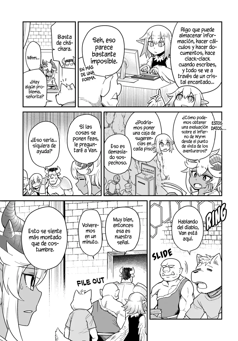 Dungeon No Osananajimi Capitulo 23: Mi amiga de la infancia, hizo un grupo de trabajo. página 4