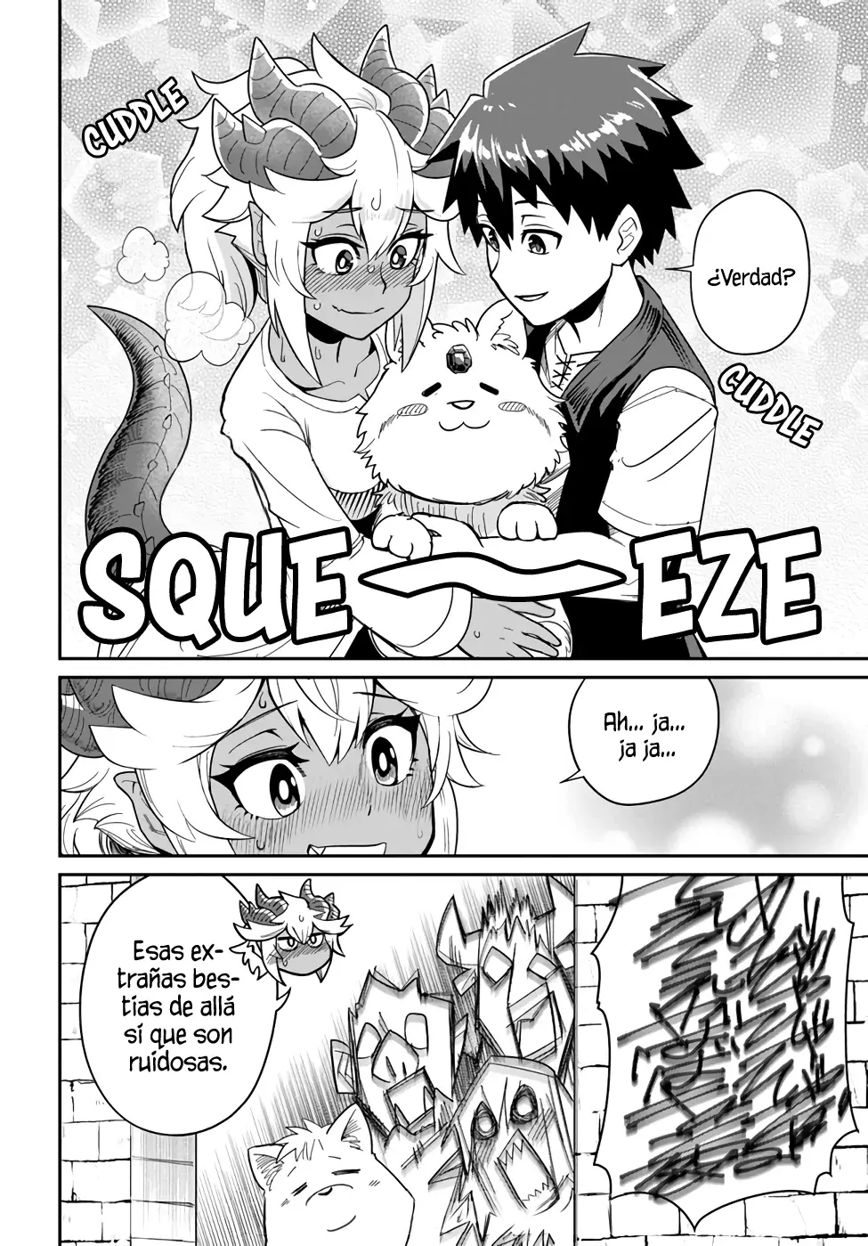 Dungeon No Osananajimi Capitulo 27.5: Extras de Twitter: Ahora si hay presupuesto página 5