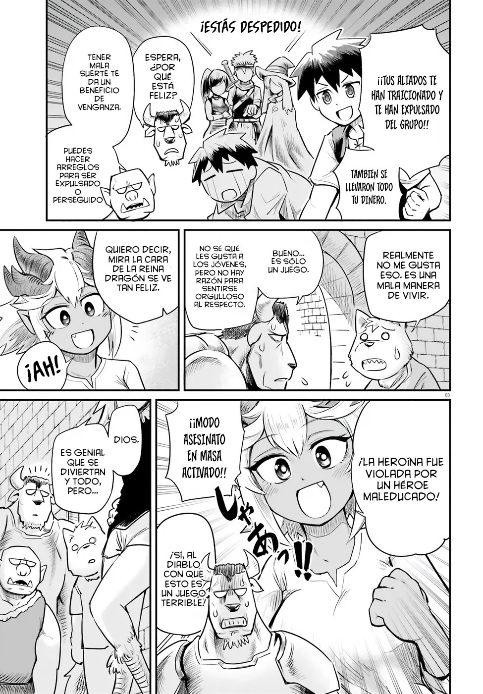 Dungeon No Osananajimi Capitulo 3: Buenos amigos de la infancia página 4