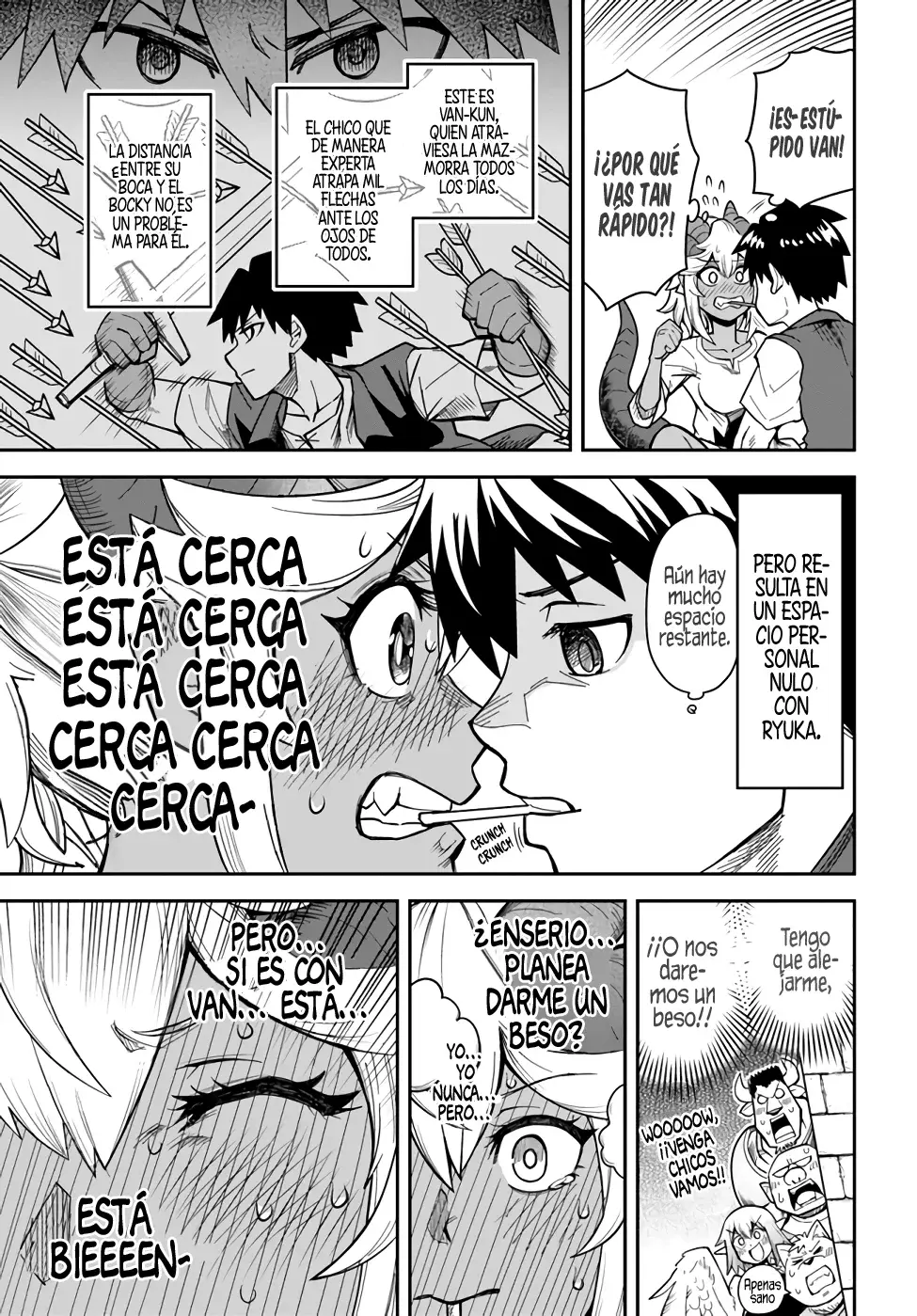 Dungeon No Osananajimi Capitulo 31.5: Mi amigo de la infancia no tiene sentido del espacio personal. página 4