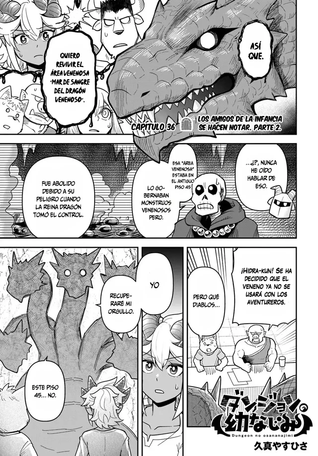 Dungeon No Osananajimi Capitulo 36.2: Los amigos de la infancia se hacen notar - Parte 2 página 2