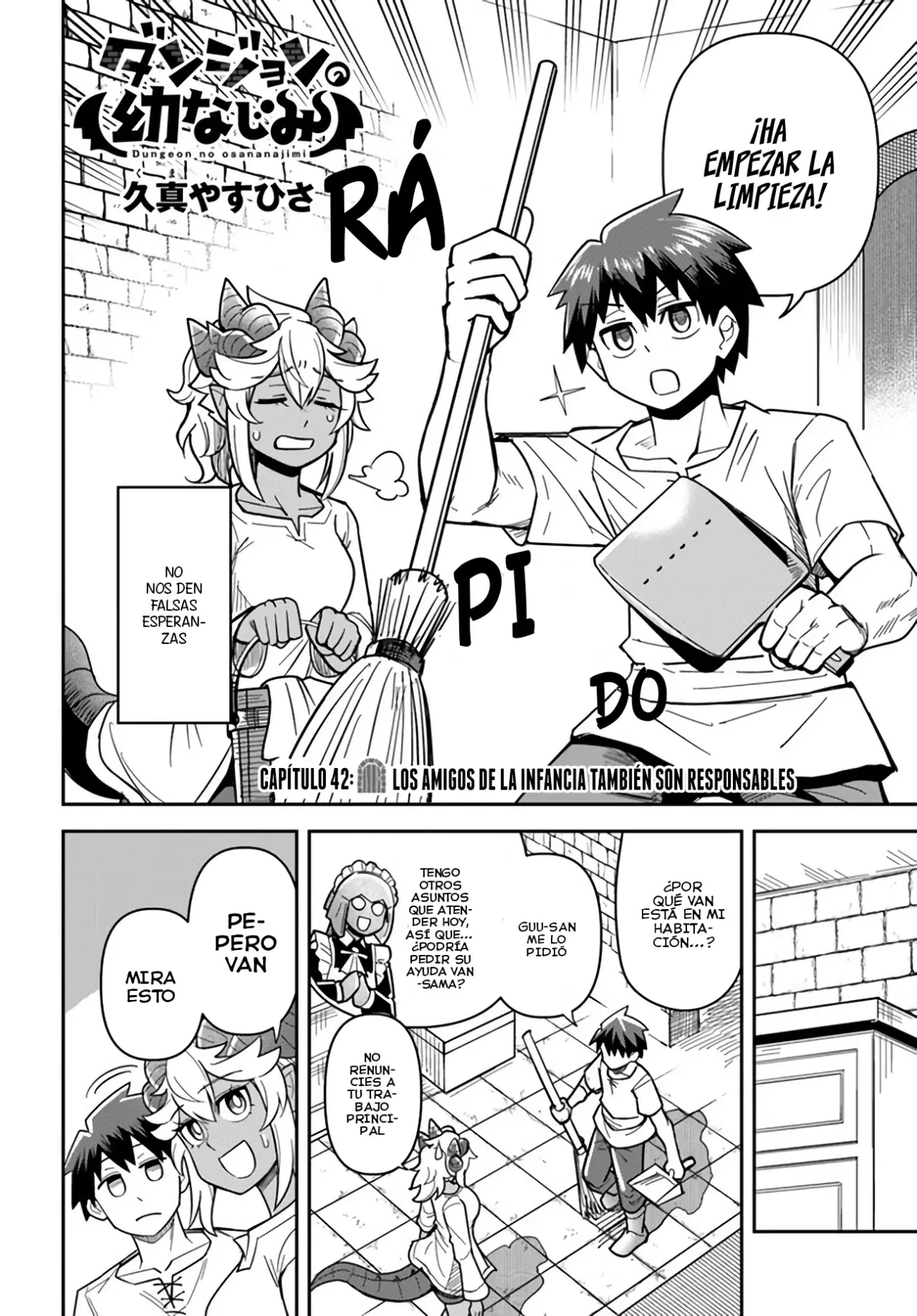 Dungeon No Osananajimi Capitulo 42: Los amigos de la infancia también son responsables. página 4