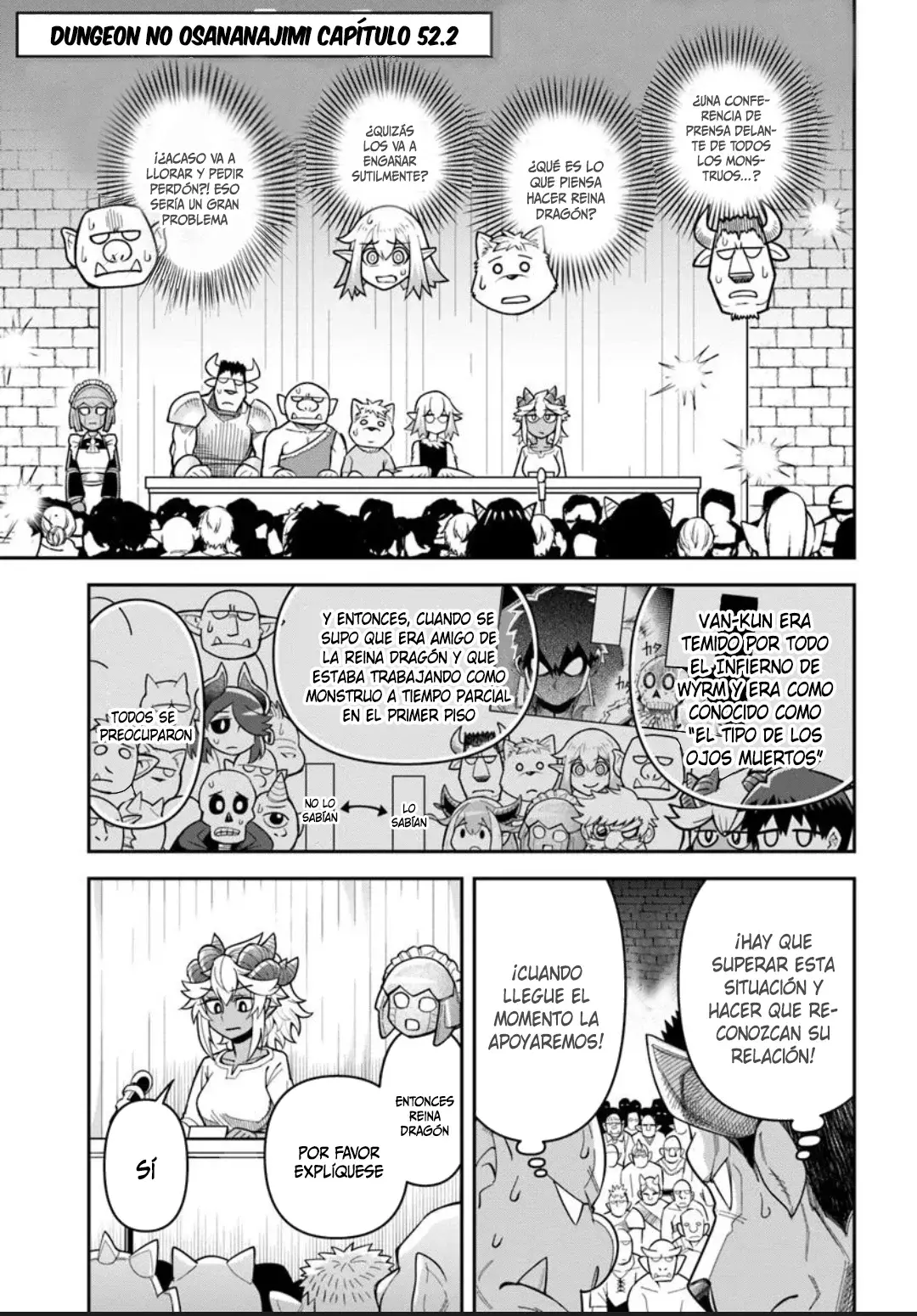 Dungeon No Osananajimi Capitulo 52.2: Los amigos de la infancia son un humano y la reina dragón - Parte 2 página 2