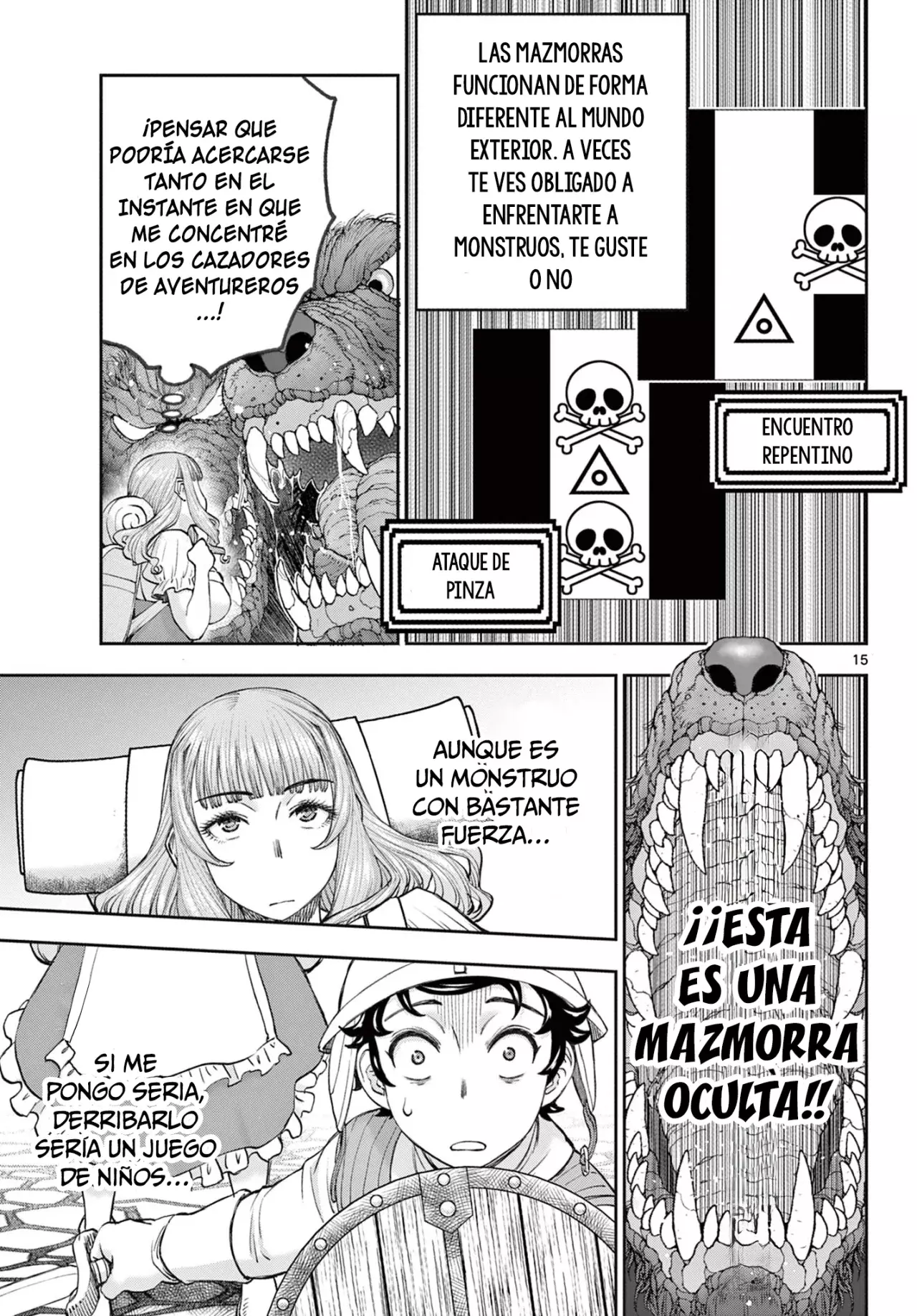 The Strongest Wife In The Hidden Dungeon Capitulo 2: ¡¡No hay escaleras!! página 15