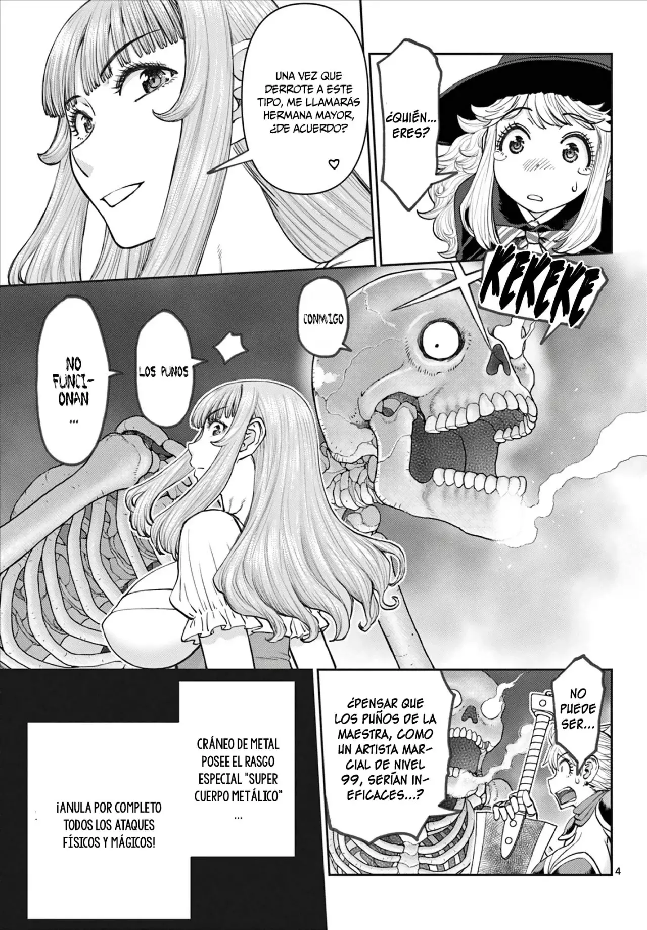 The Strongest Wife In The Hidden Dungeon Capitulo 9: ¡EL MOVIMIENTO ESPECIAL DEFINITIVO! página 6