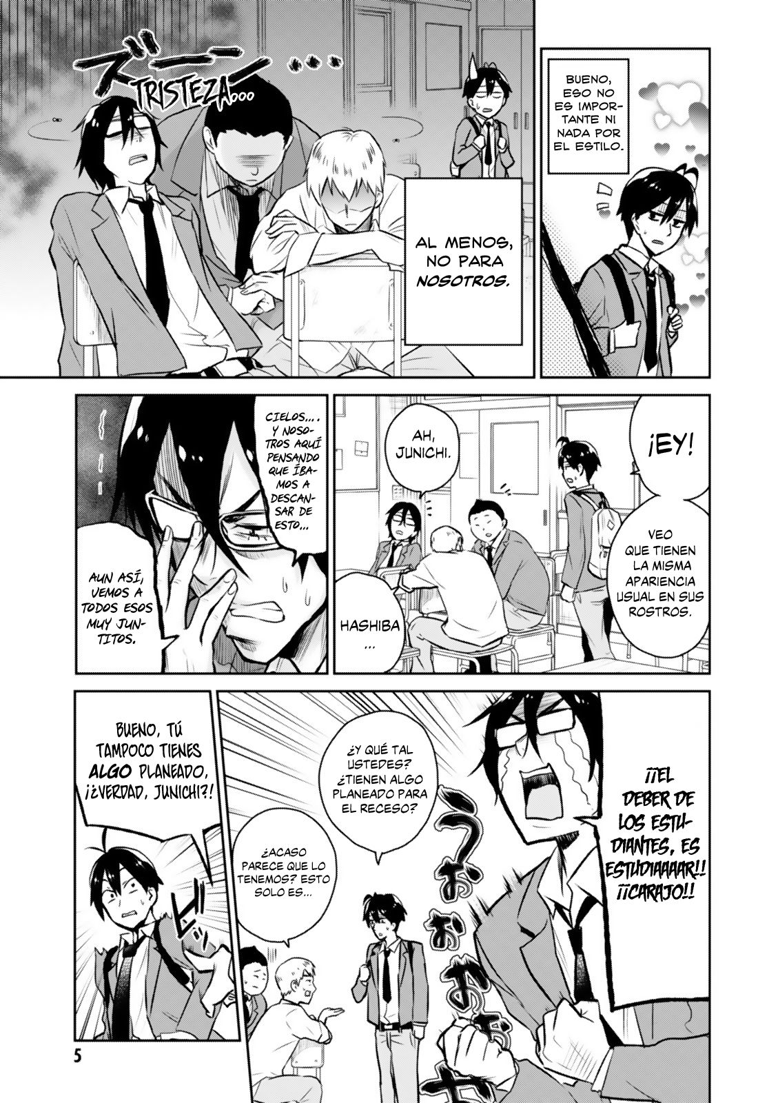 Hajimete no Gal Capitulo 1: De rodillas por primera vez página 7