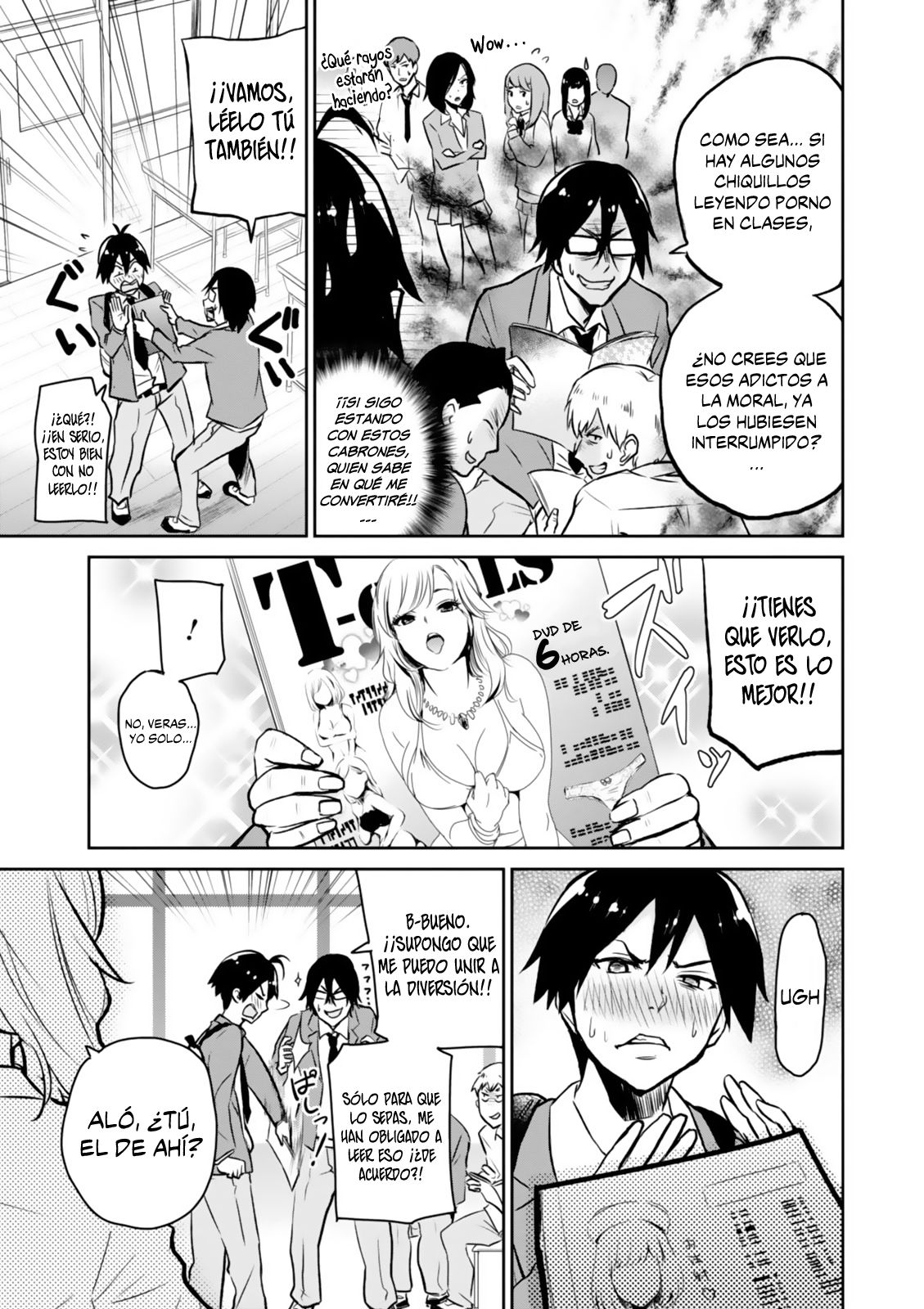 Hajimete no Gal Capitulo 1: De rodillas por primera vez página 9