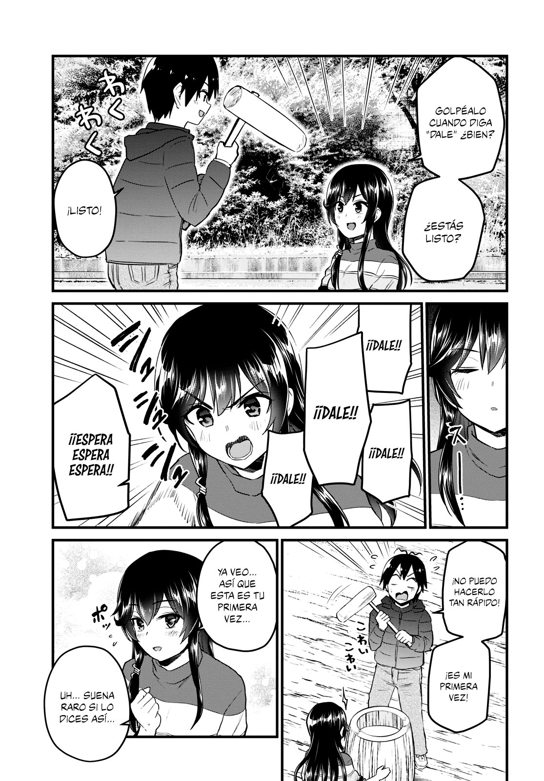 Hajimete no Gal Capitulo 103: La primera vez haciendo mochi página 10