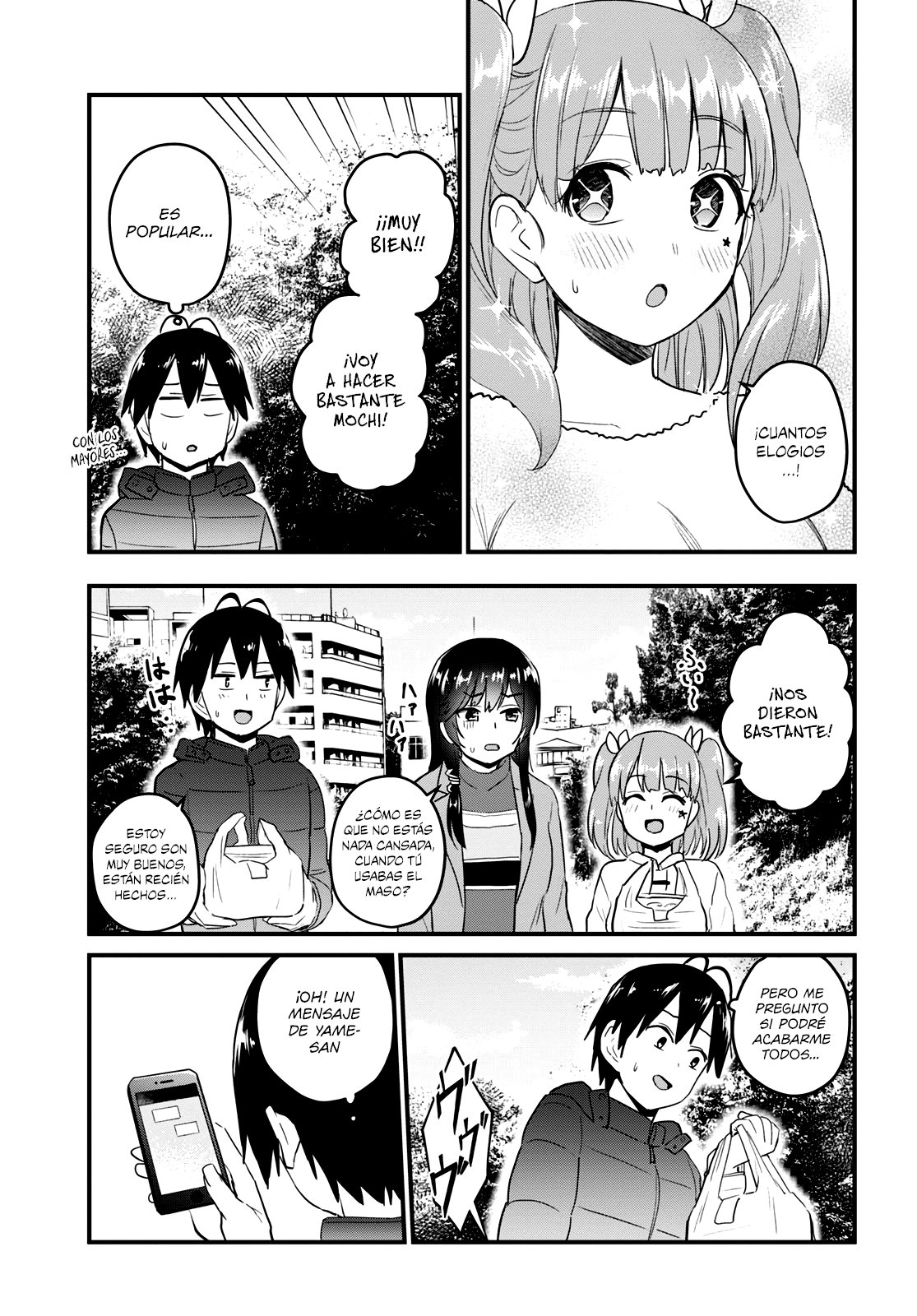 Hajimete no Gal Capitulo 103: La primera vez haciendo mochi página 14