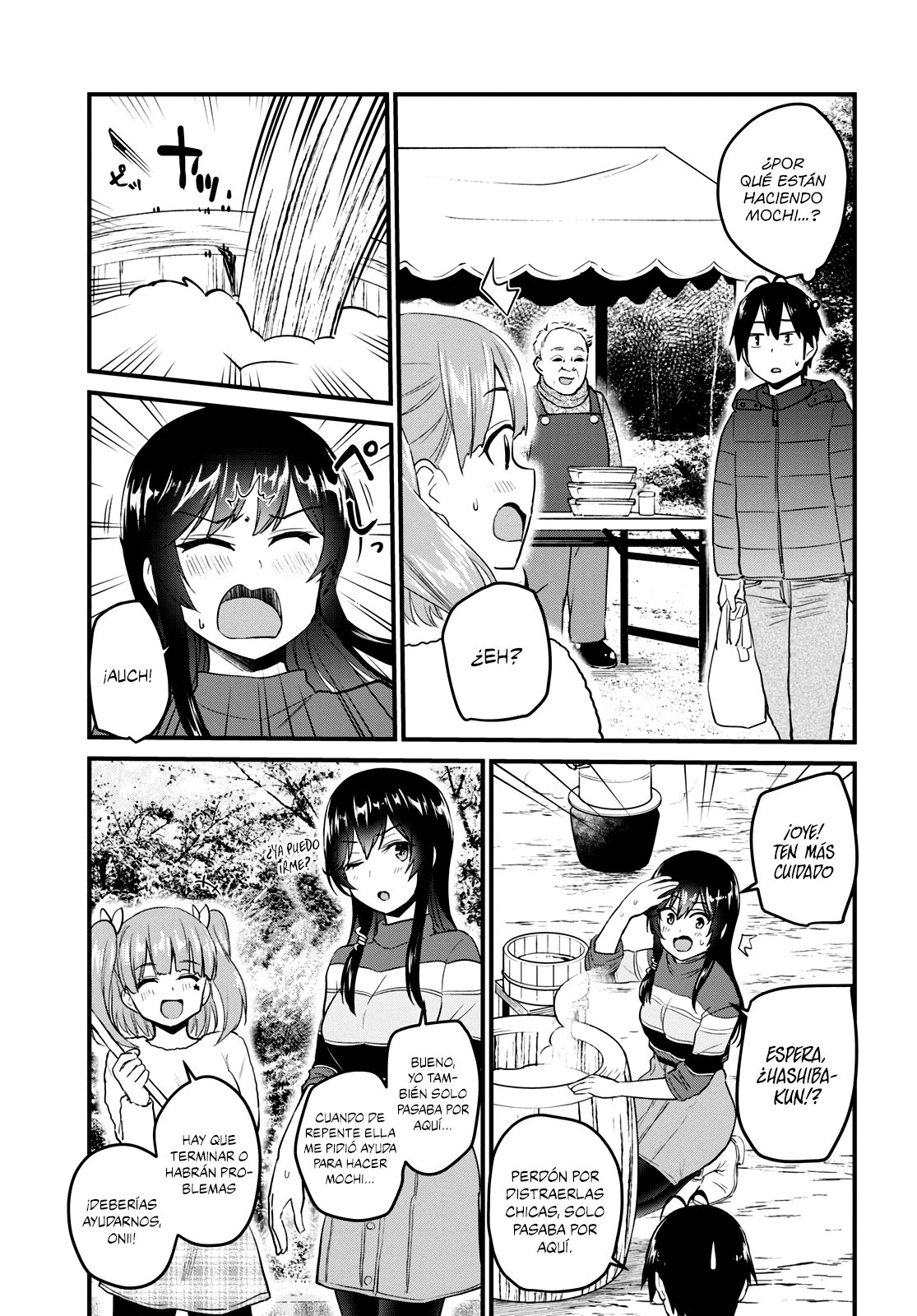 Hajimete no Gal Capitulo 103: La primera vez haciendo mochi página 8