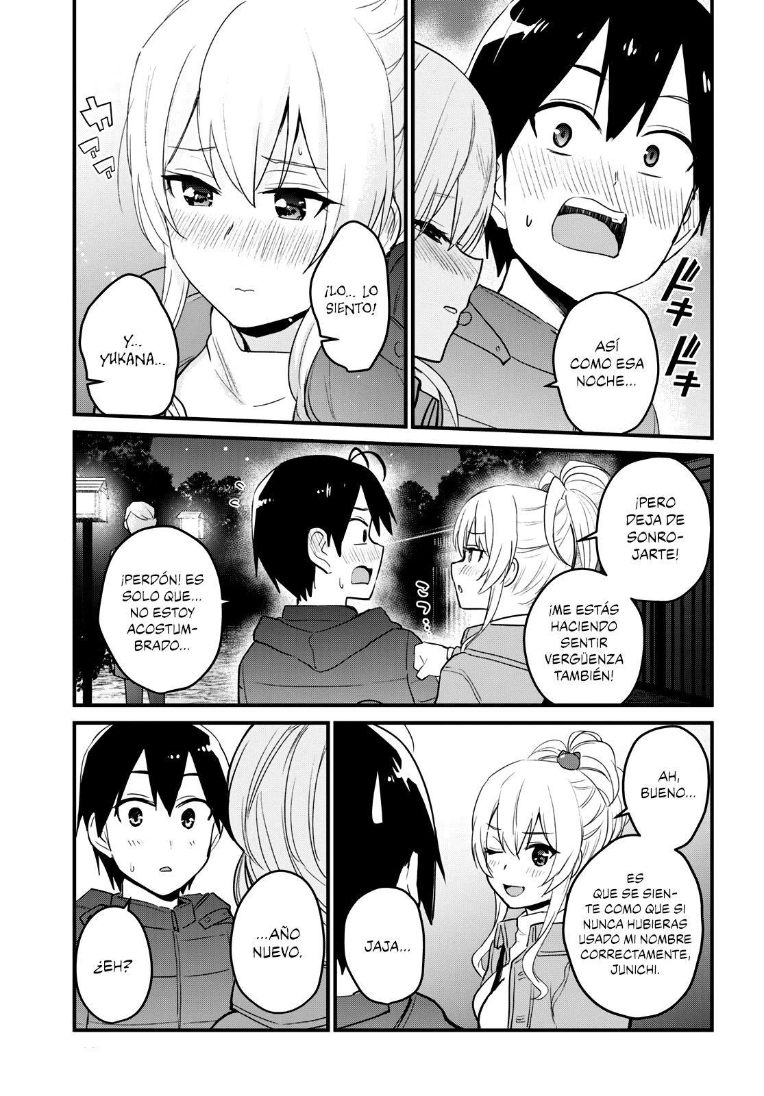 Hajimete no Gal Capitulo 104: La primera visita al templo. página 14