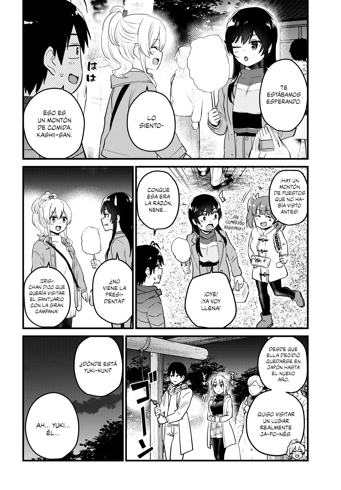 Hajimete no Gal Capitulo 104: La primera visita al templo. página 5