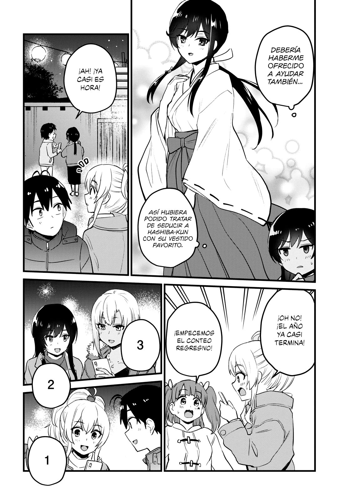 Hajimete no Gal Capitulo 104: La primera visita al templo. página 7