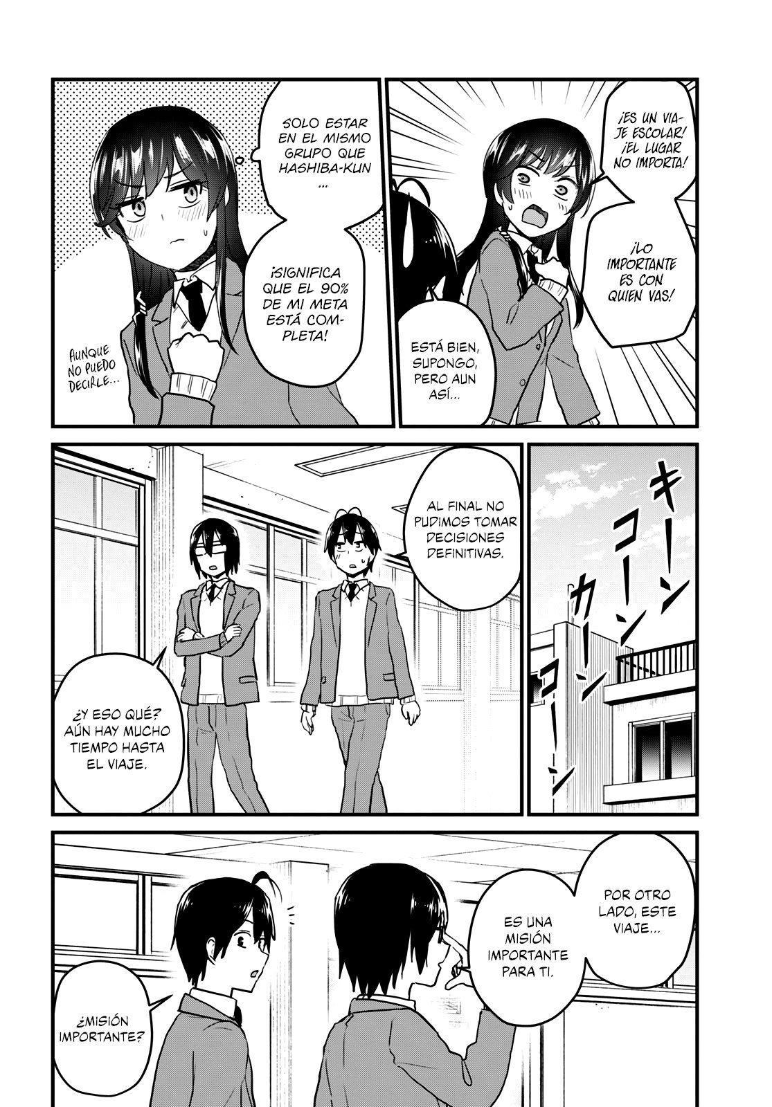 Hajimete no Gal Capitulo 105: El primer viaje escolar página 13