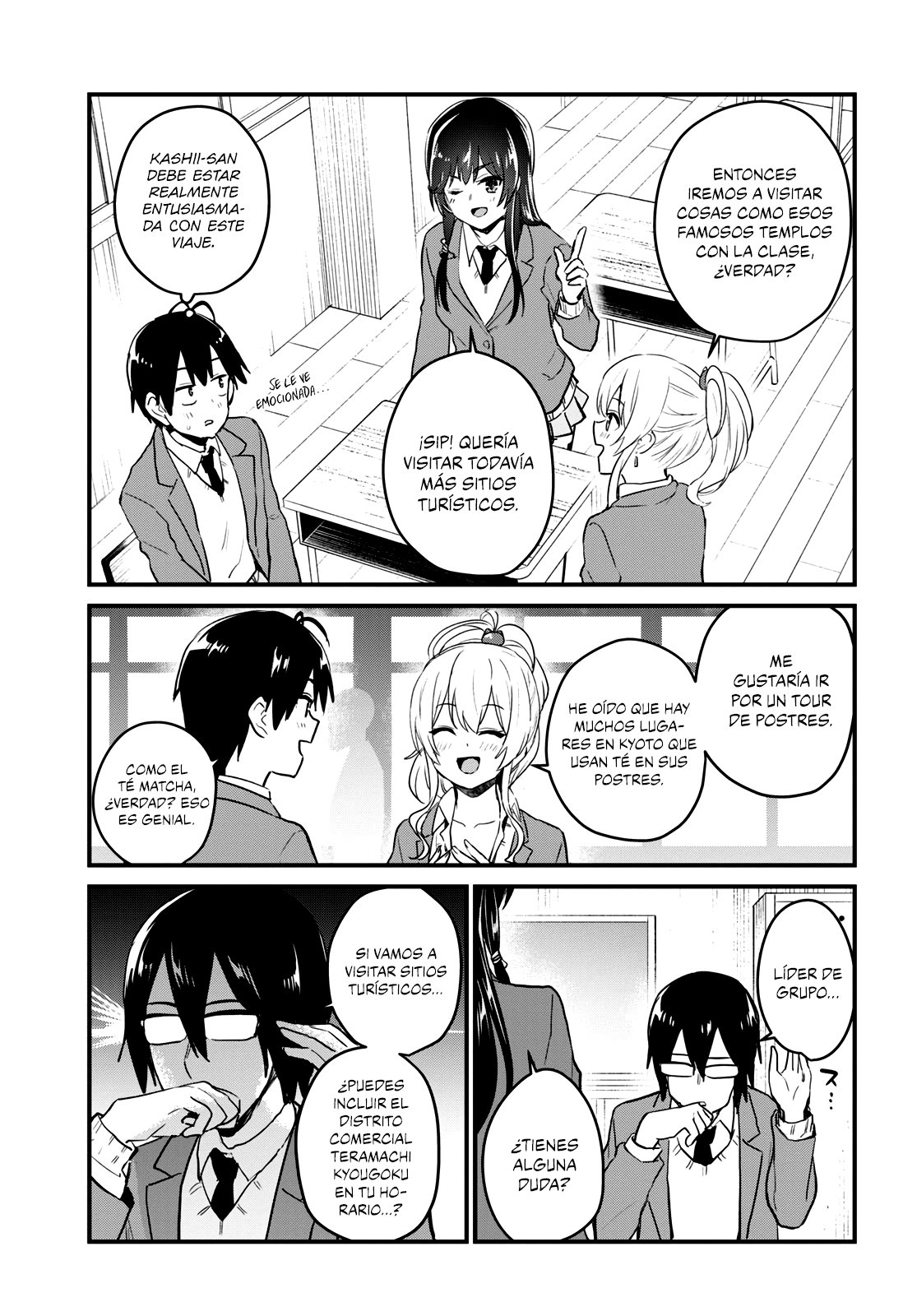 Hajimete no Gal Capitulo 105: El primer viaje escolar página 4