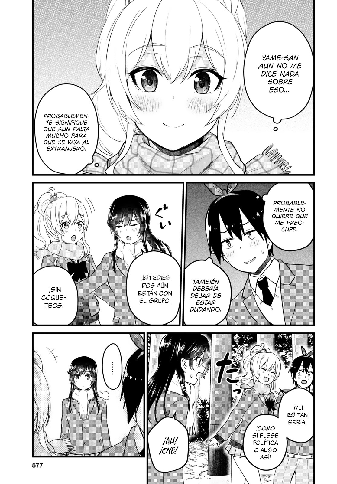 Hajimete no Gal Capitulo 106: La primera visita a Kioto página 8