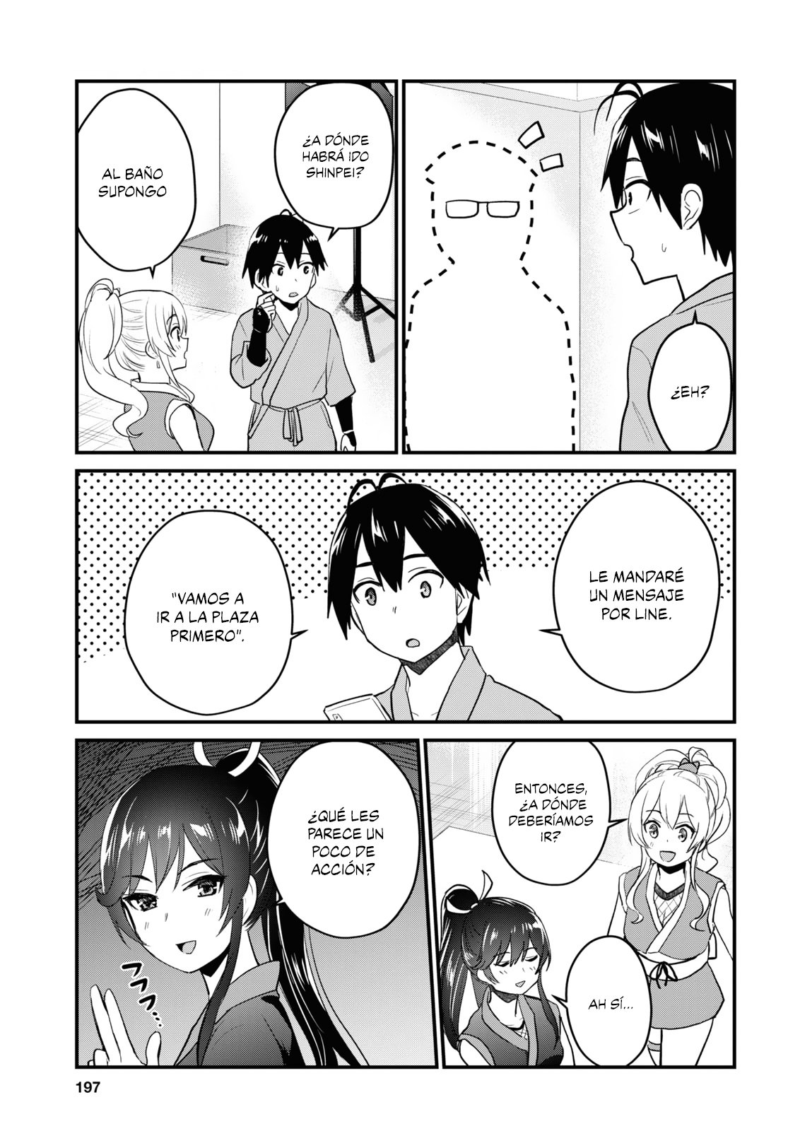 Hajimete no Gal Capitulo 109: Mi primer ninja página 8
