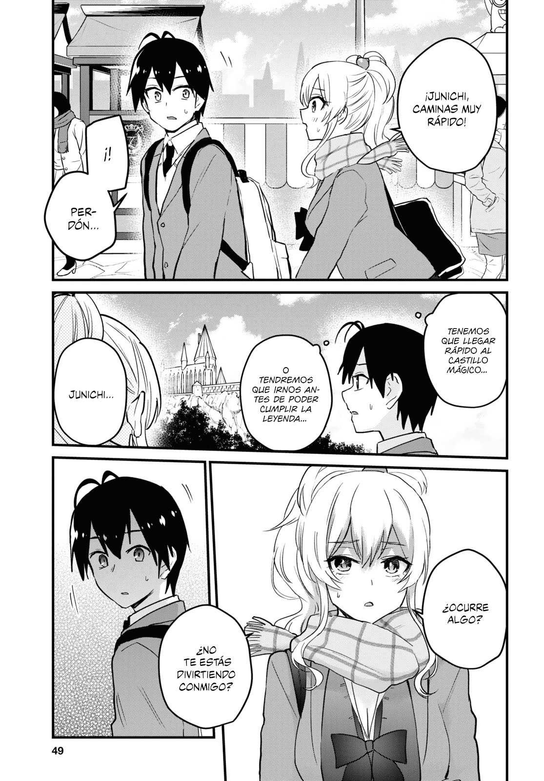 Hajimete no Gal Capitulo 116: La primera mascota. página 10