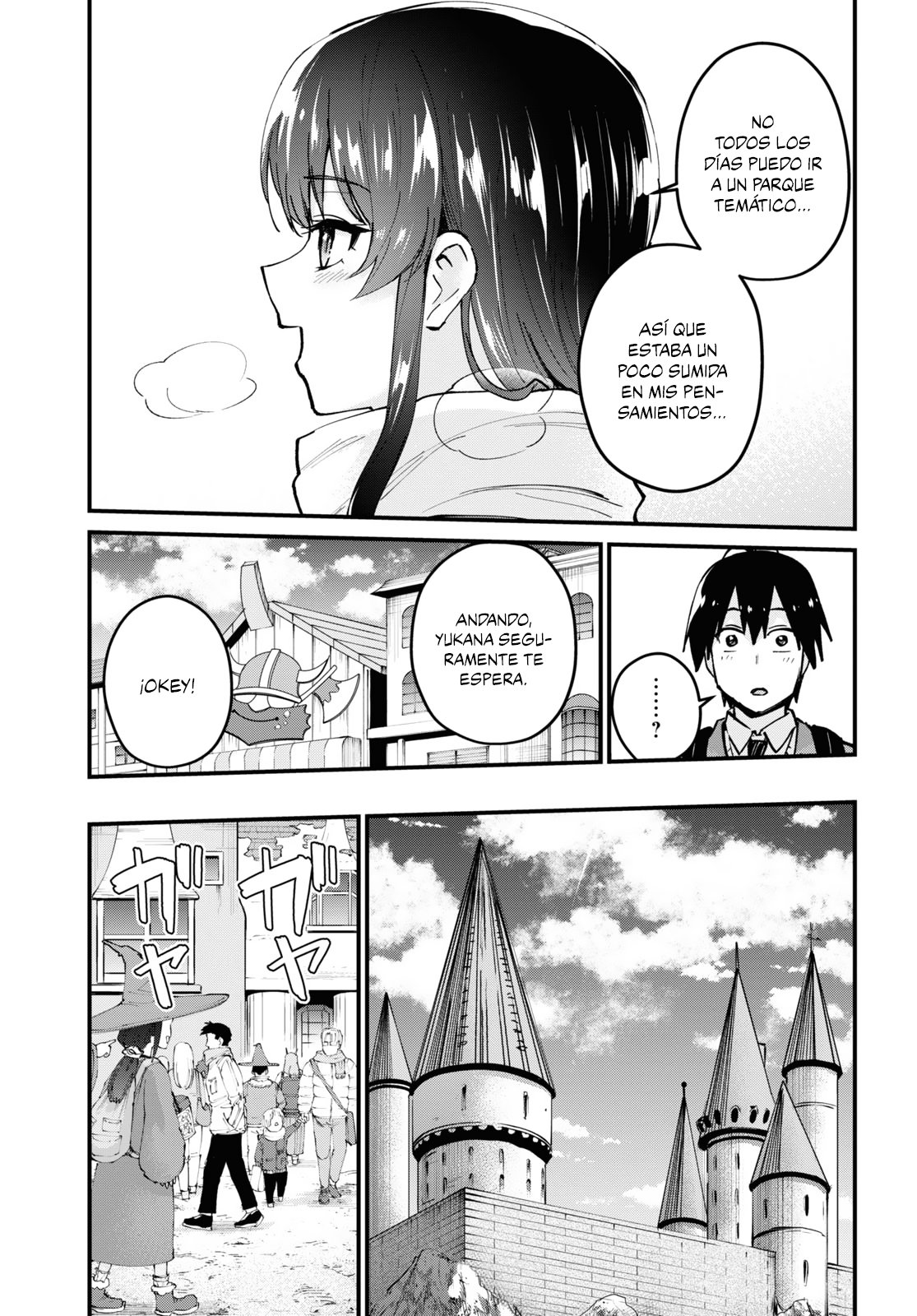 Hajimete no Gal Capitulo 117: El primer castillo mágico página 12