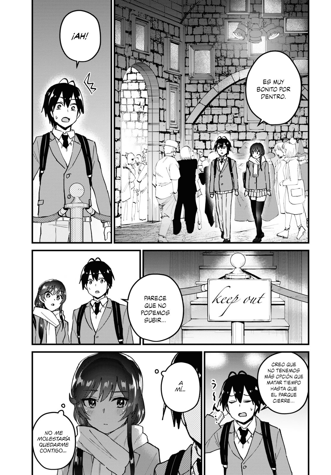 Hajimete no Gal Capitulo 117: El primer castillo mágico página 14