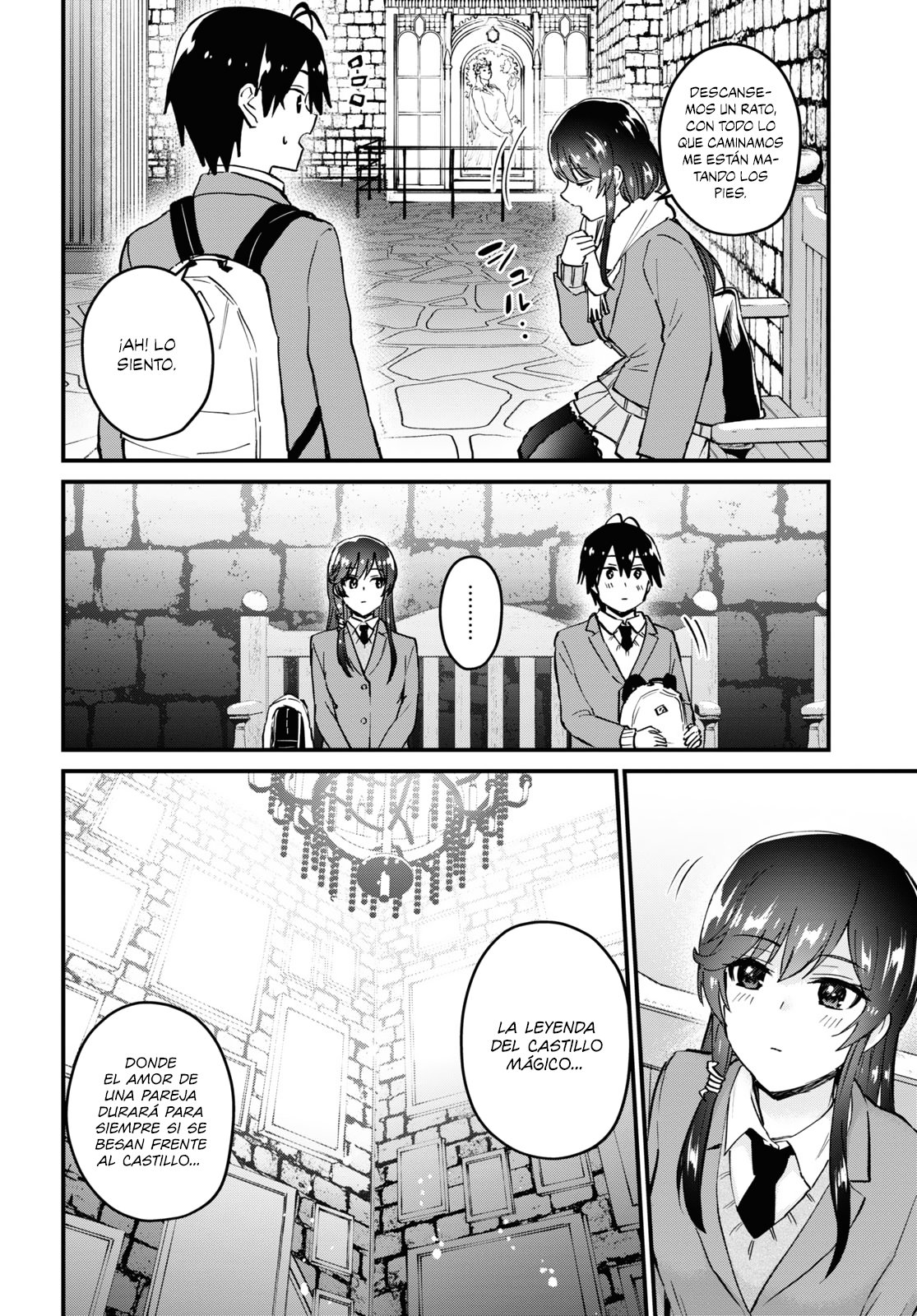 Hajimete no Gal Capitulo 117: El primer castillo mágico página 15