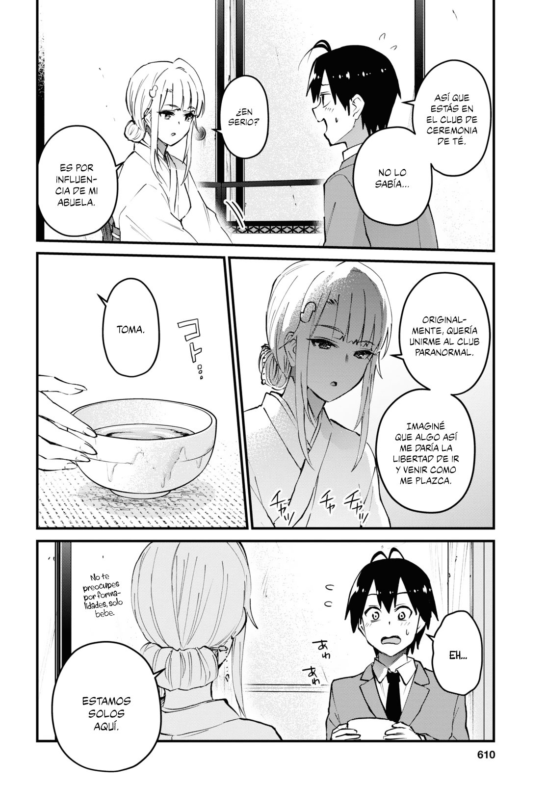 Hajimete no Gal Capitulo 123: La primera ceremonia de té página 7