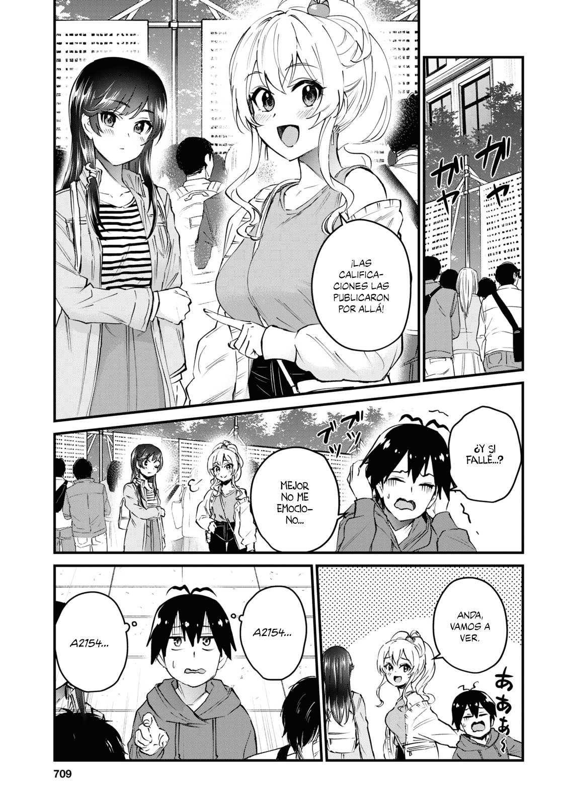 Hajimete no Gal Capitulo 125: El primer viaje de graduación página 3