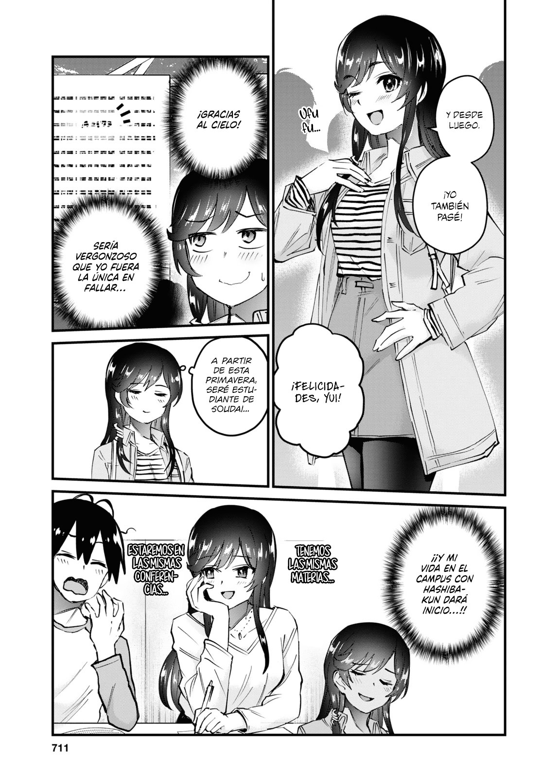 Hajimete no Gal Capitulo 125: El primer viaje de graduación página 5