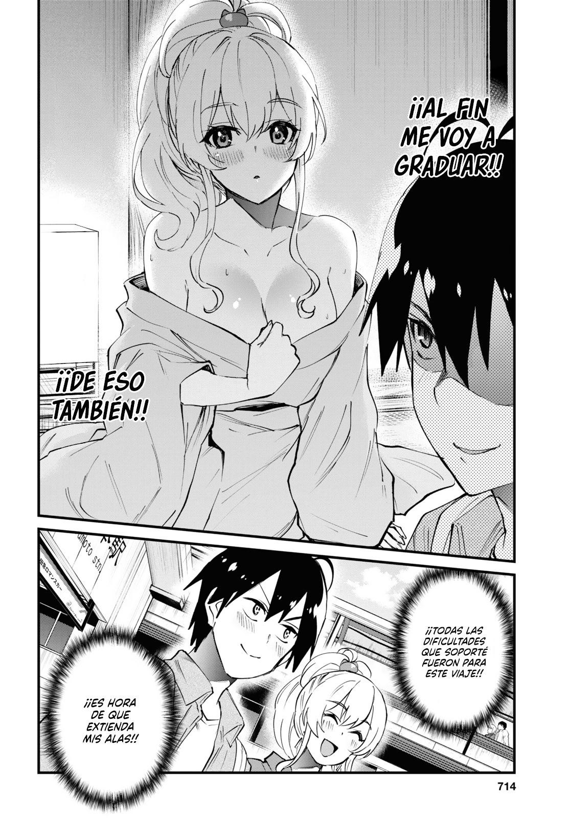 Hajimete no Gal Capitulo 125: El primer viaje de graduación página 8