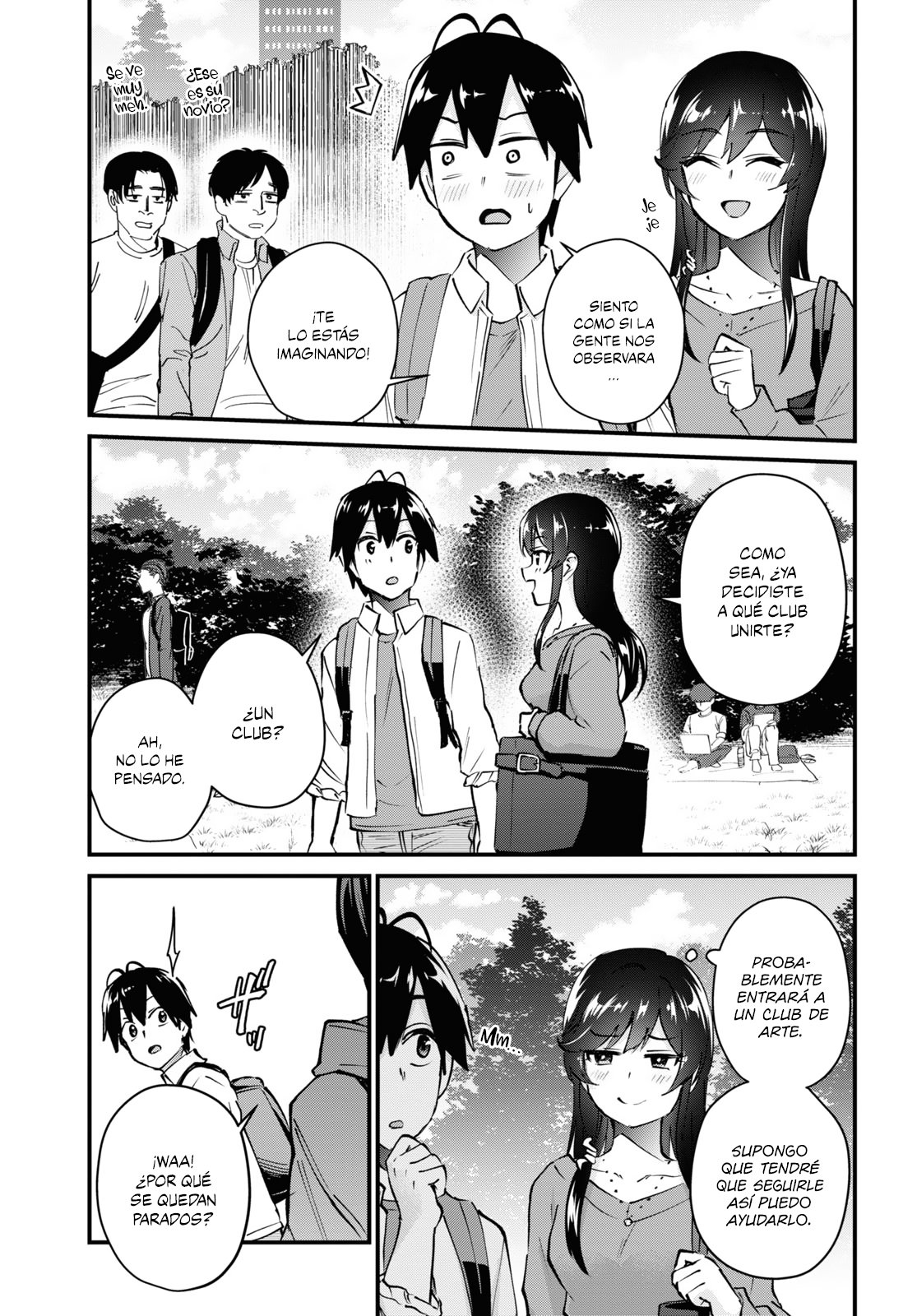 Hajimete no Gal Capitulo 127: La primera Universidad página 10