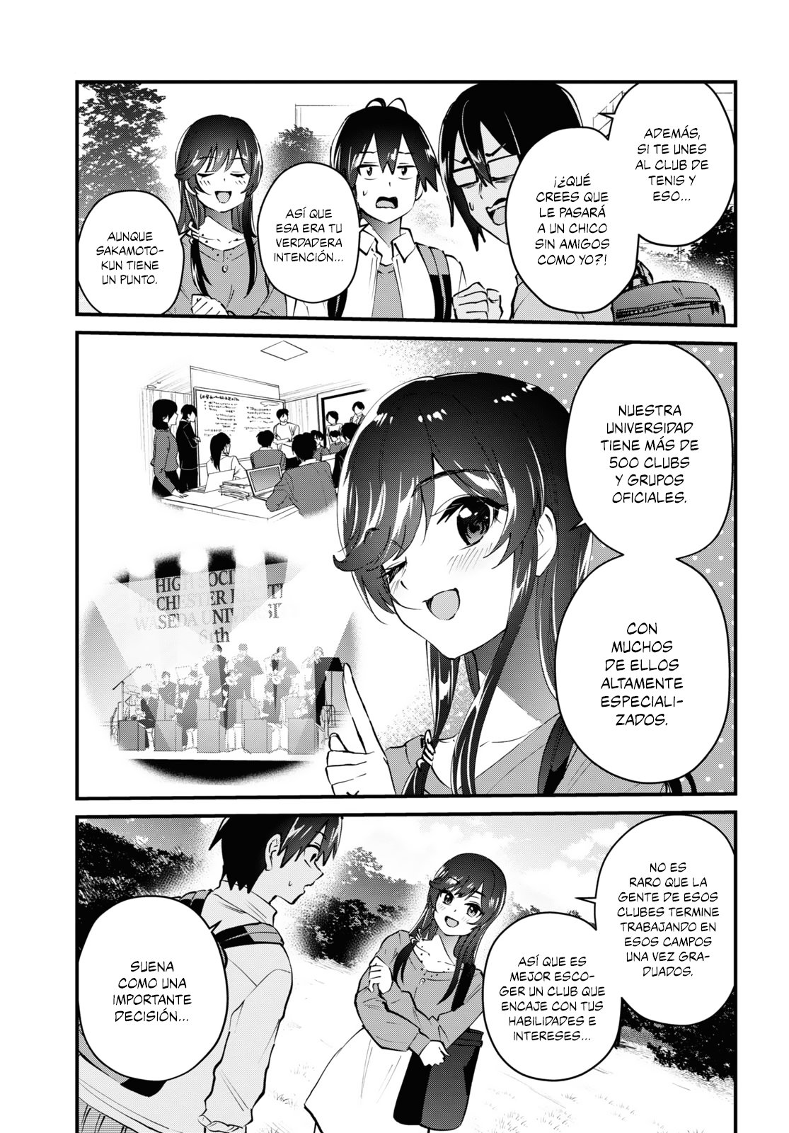 Hajimete no Gal Capitulo 127: La primera Universidad página 12