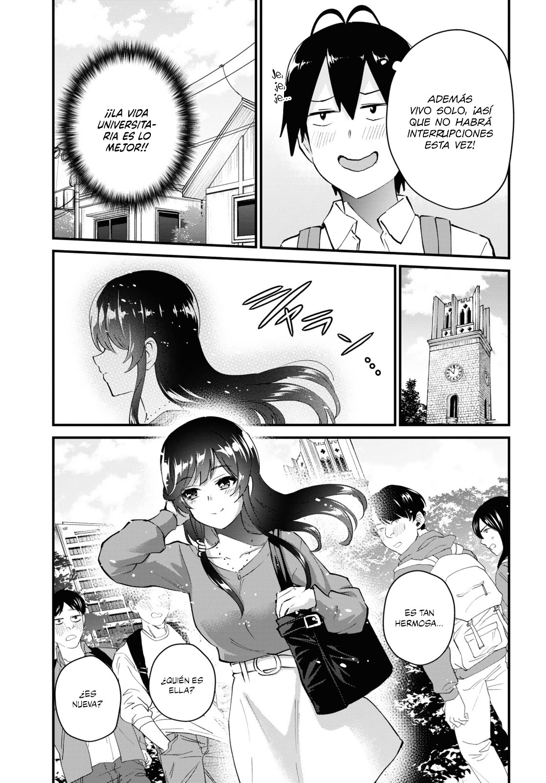 Hajimete no Gal Capitulo 127: La primera Universidad página 8