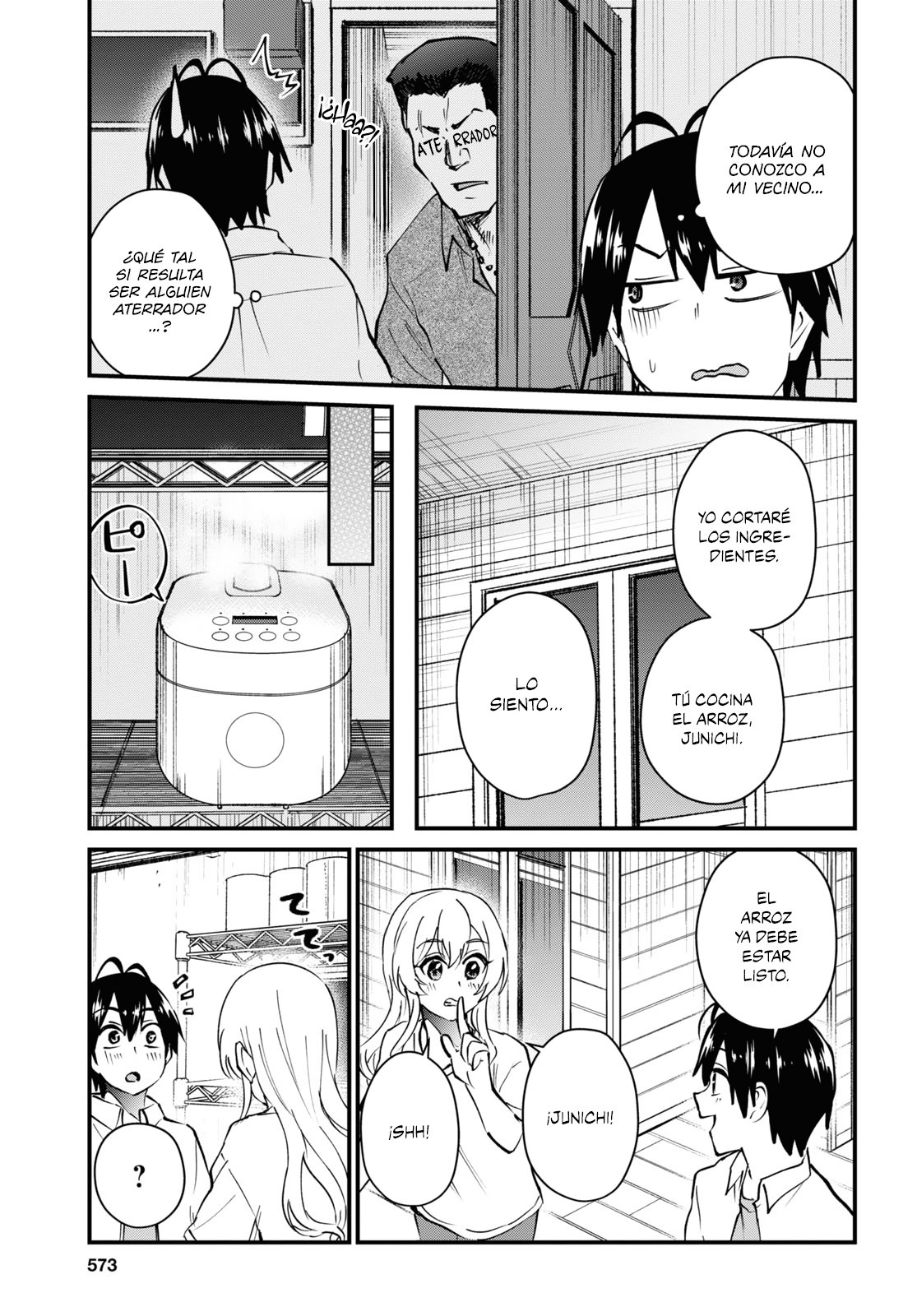 Hajimete no Gal Capitulo 128: La primera vez fingiendo vivir juntos página 10
