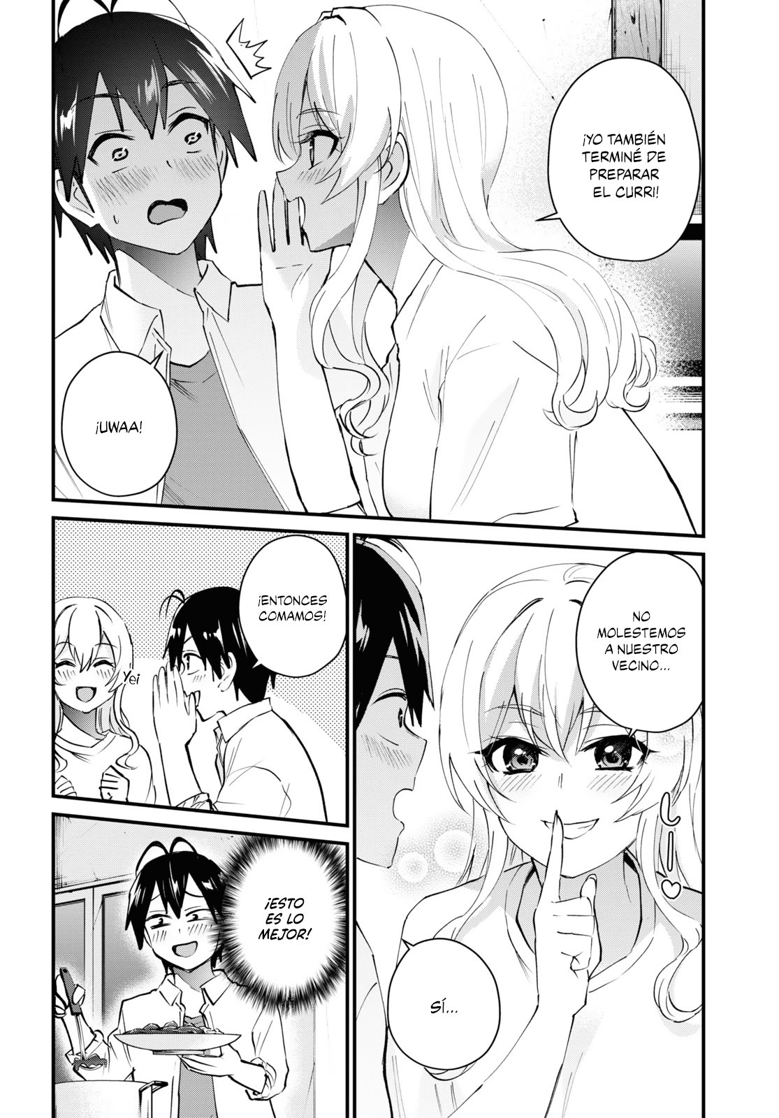 Hajimete no Gal Capitulo 128: La primera vez fingiendo vivir juntos página 11