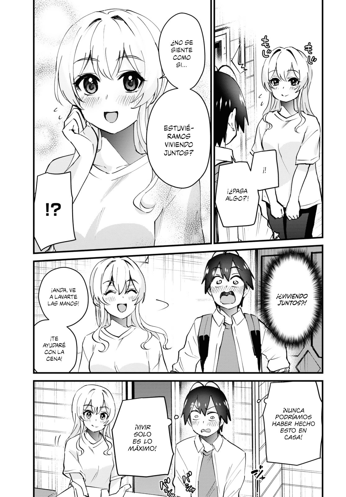 Hajimete no Gal Capitulo 128: La primera vez fingiendo vivir juntos página 6