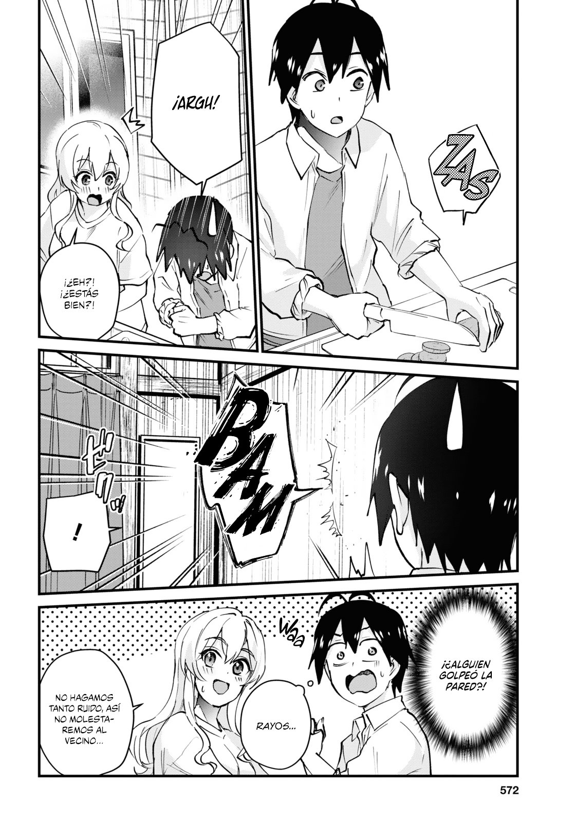 Hajimete no Gal Capitulo 128: La primera vez fingiendo vivir juntos página 9
