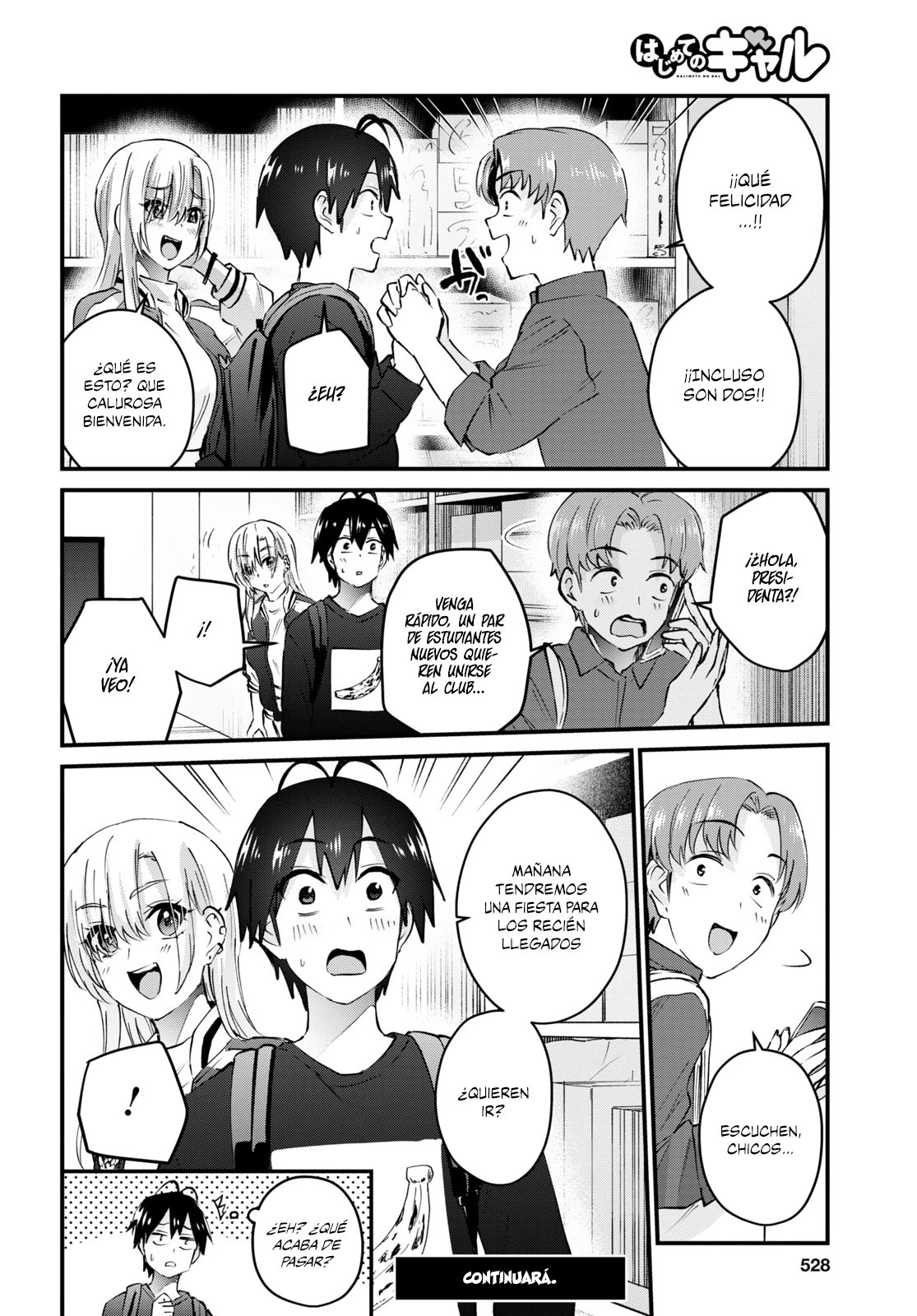 Hajimete no Gal Capitulo 133: Primera visita al club página 15