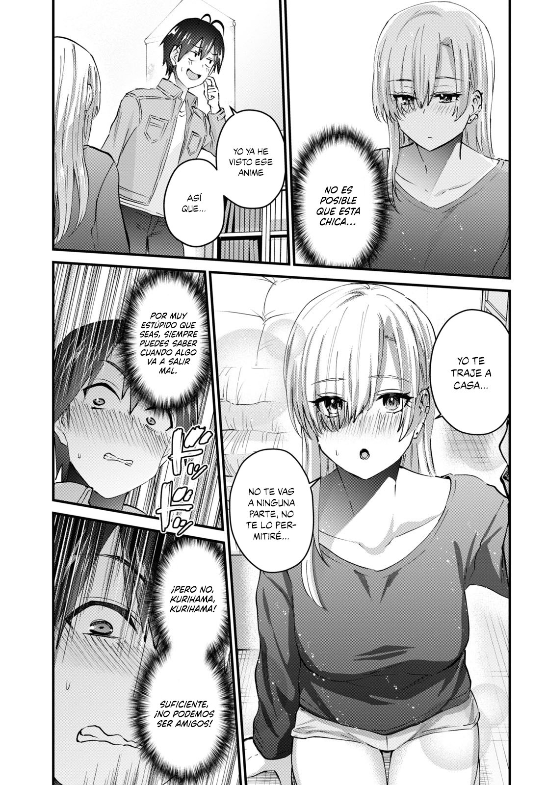 Hajimete no Gal Capitulo 135: Mi primera vez bebiendo en casa página 8