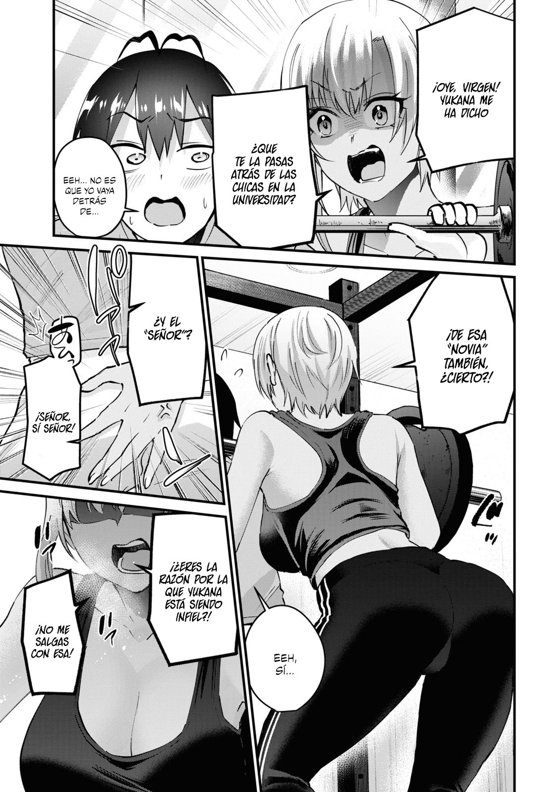 Hajimete no Gal Capitulo 144: Mi primera vez haciendo ejercicio página 9