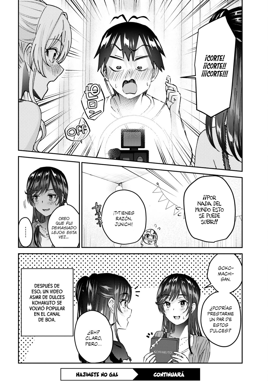 Hajimete no Gal Capitulo 156: Mi primer ASMR página 17