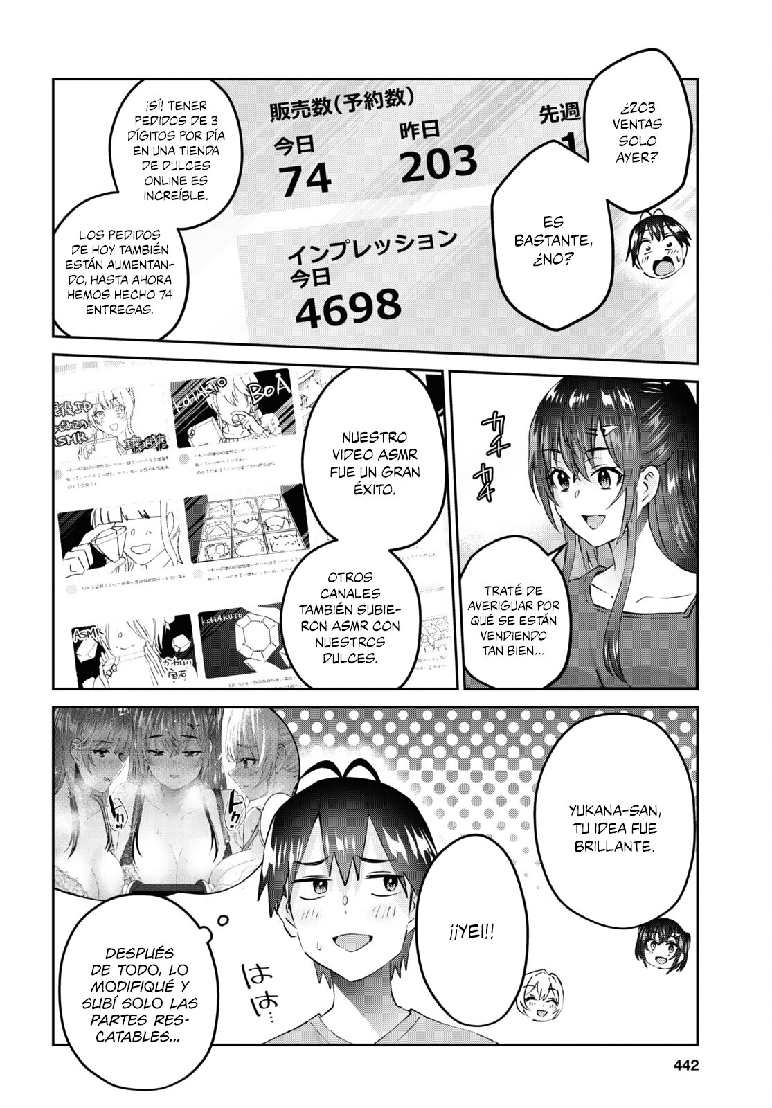Hajimete no Gal Capitulo 157: Mi primera orden página 3