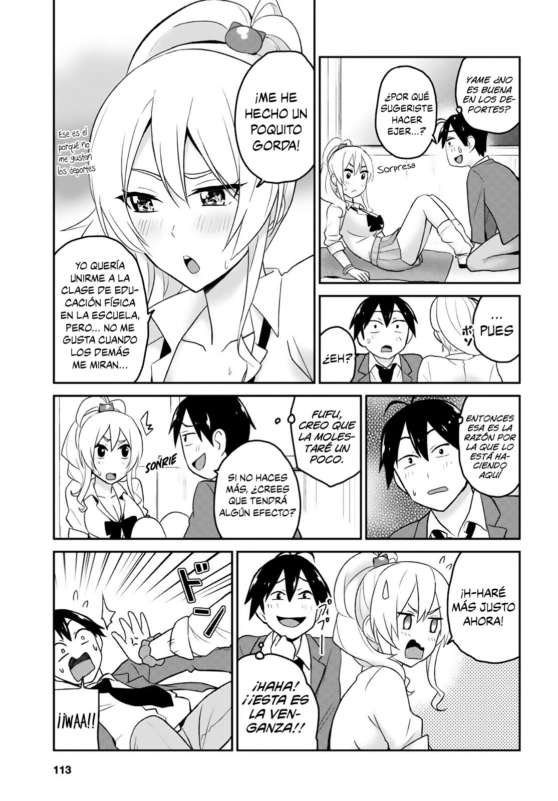 Hajimete no Gal Capitulo 16: La primera dieta página 12