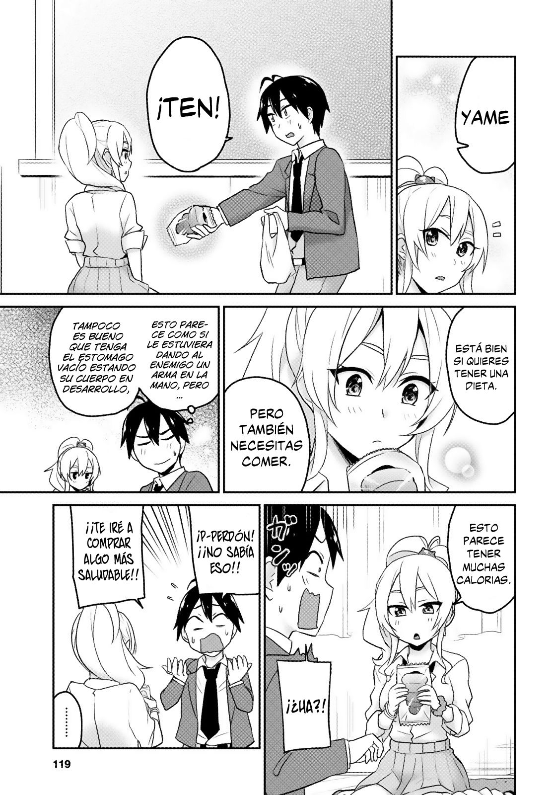 Hajimete no Gal Capitulo 16: La primera dieta página 18