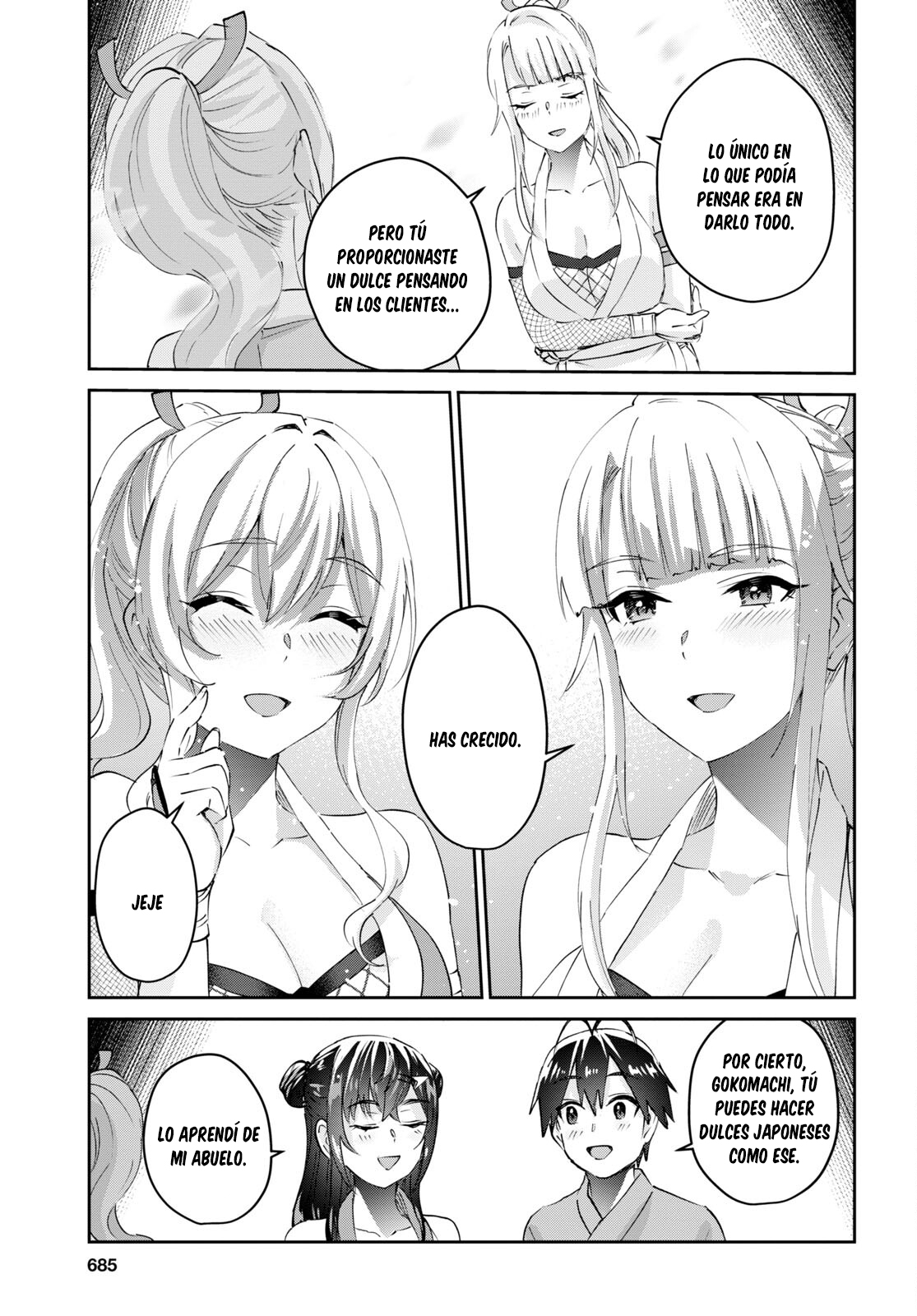Hajimete no Gal Capitulo 164: La primera degustación página 24